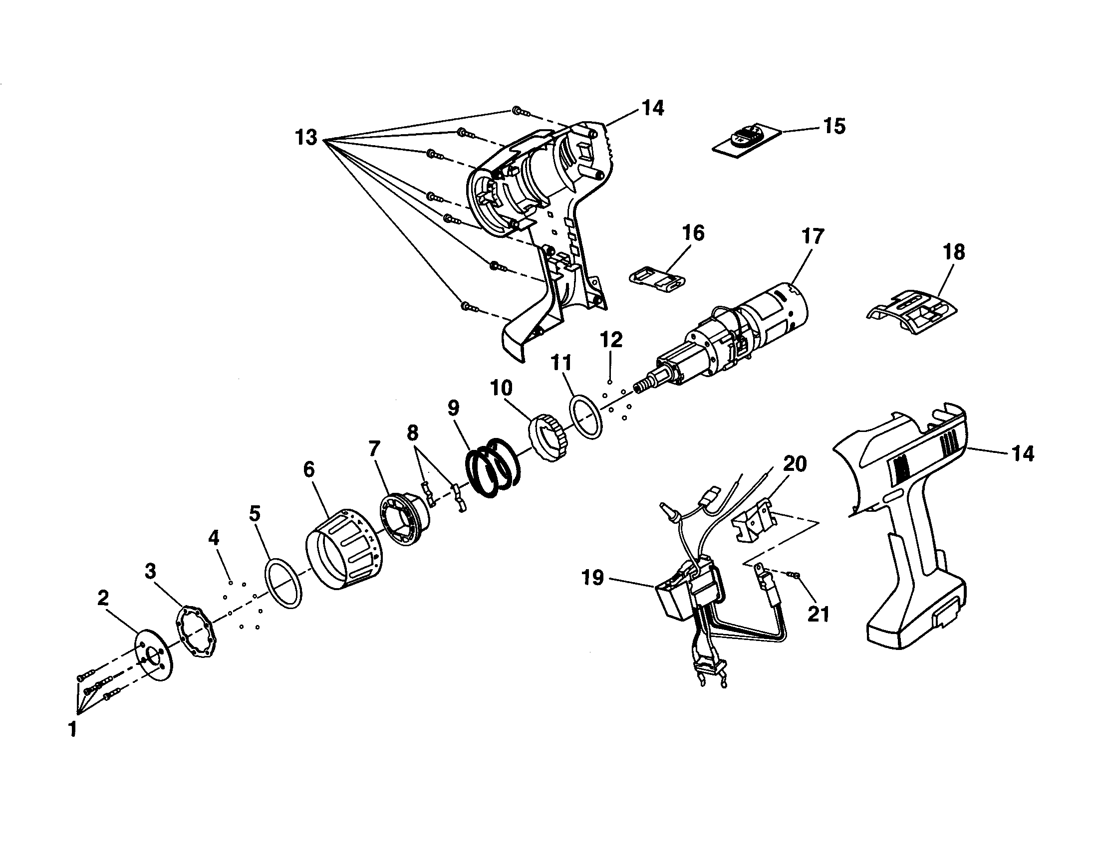 Craftsman 973271350 housing/motor diagram