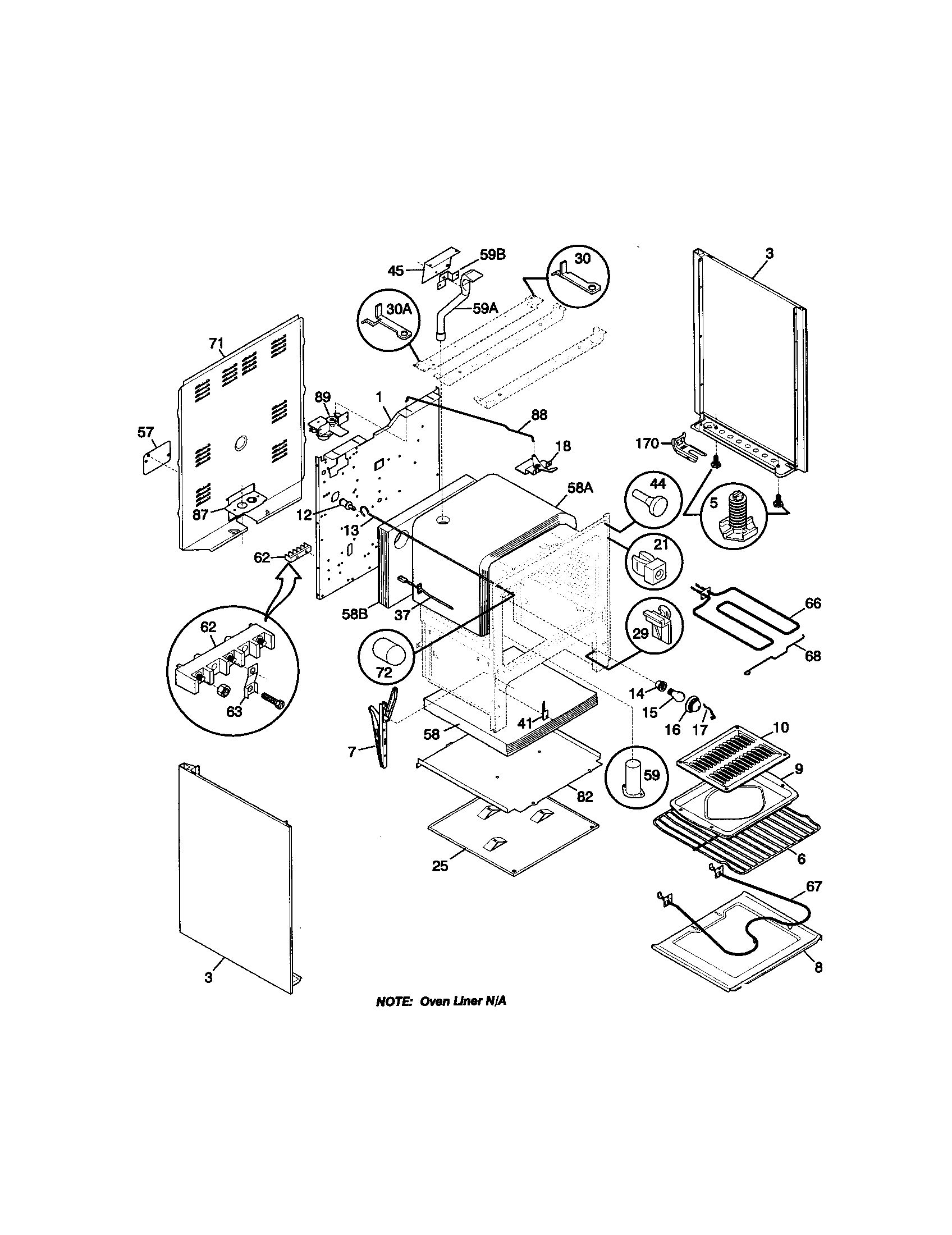 Kenmore 79095267991 body diagram