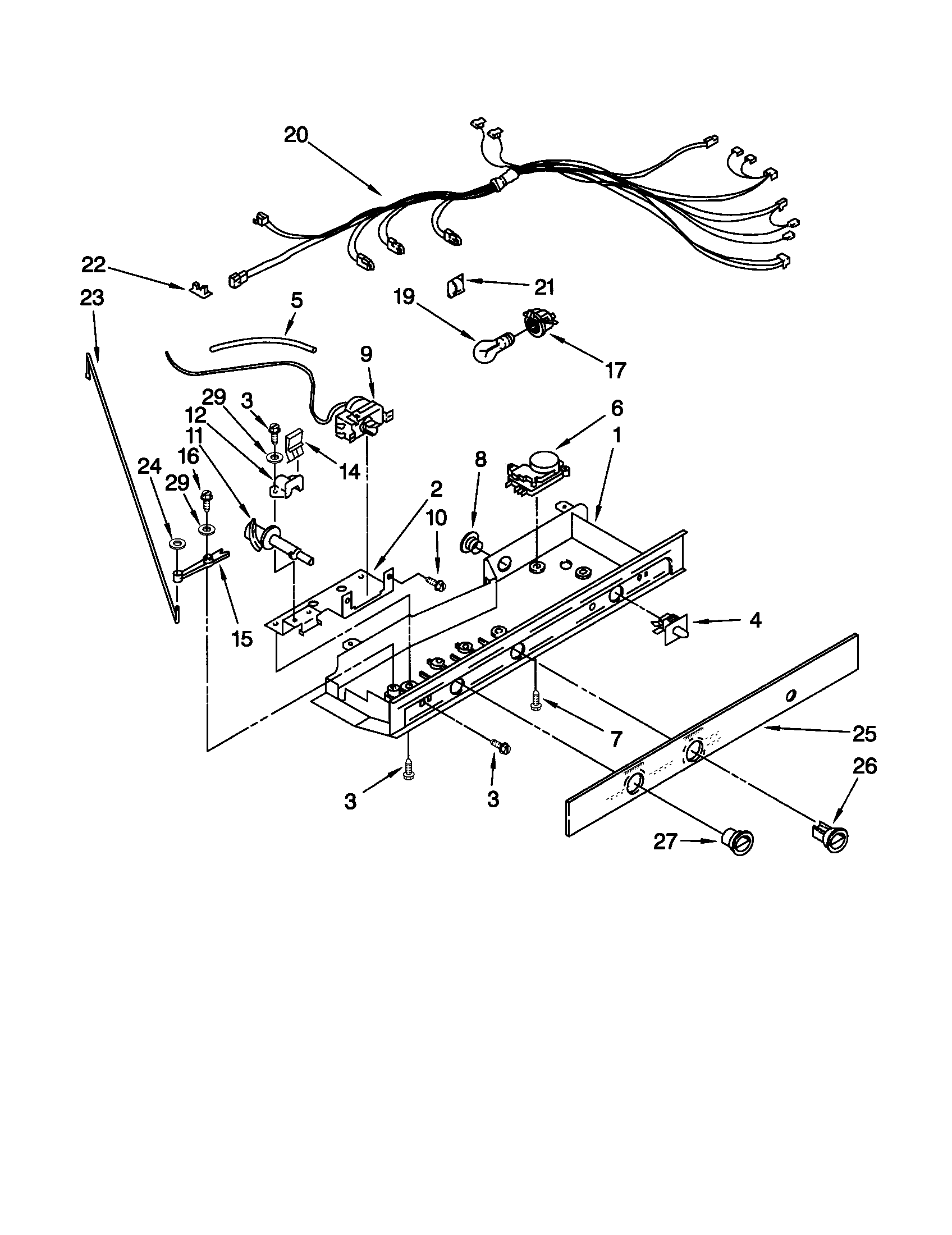 Kenmore 10650542000 control diagram