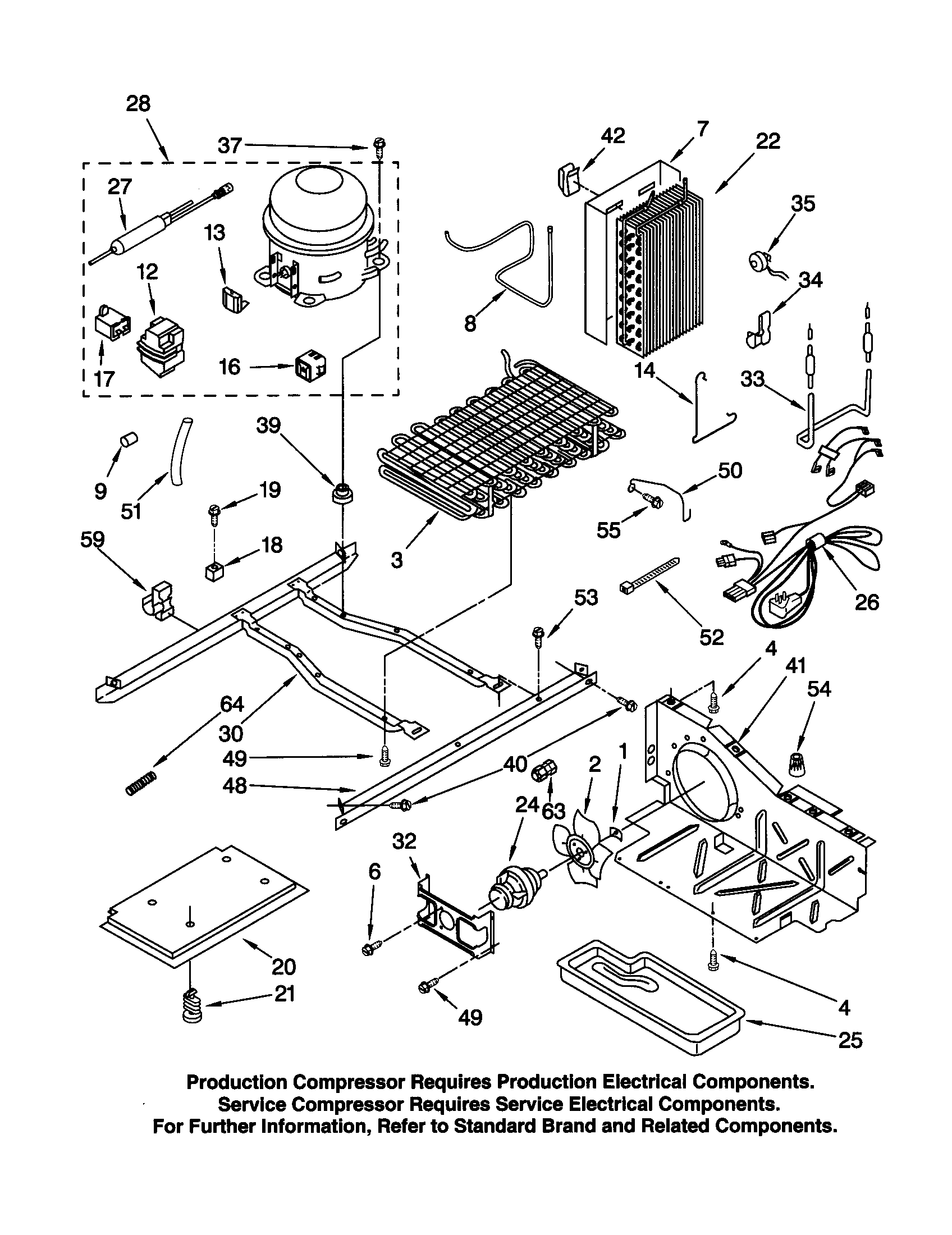 Kenmore 10650542000 unit diagram