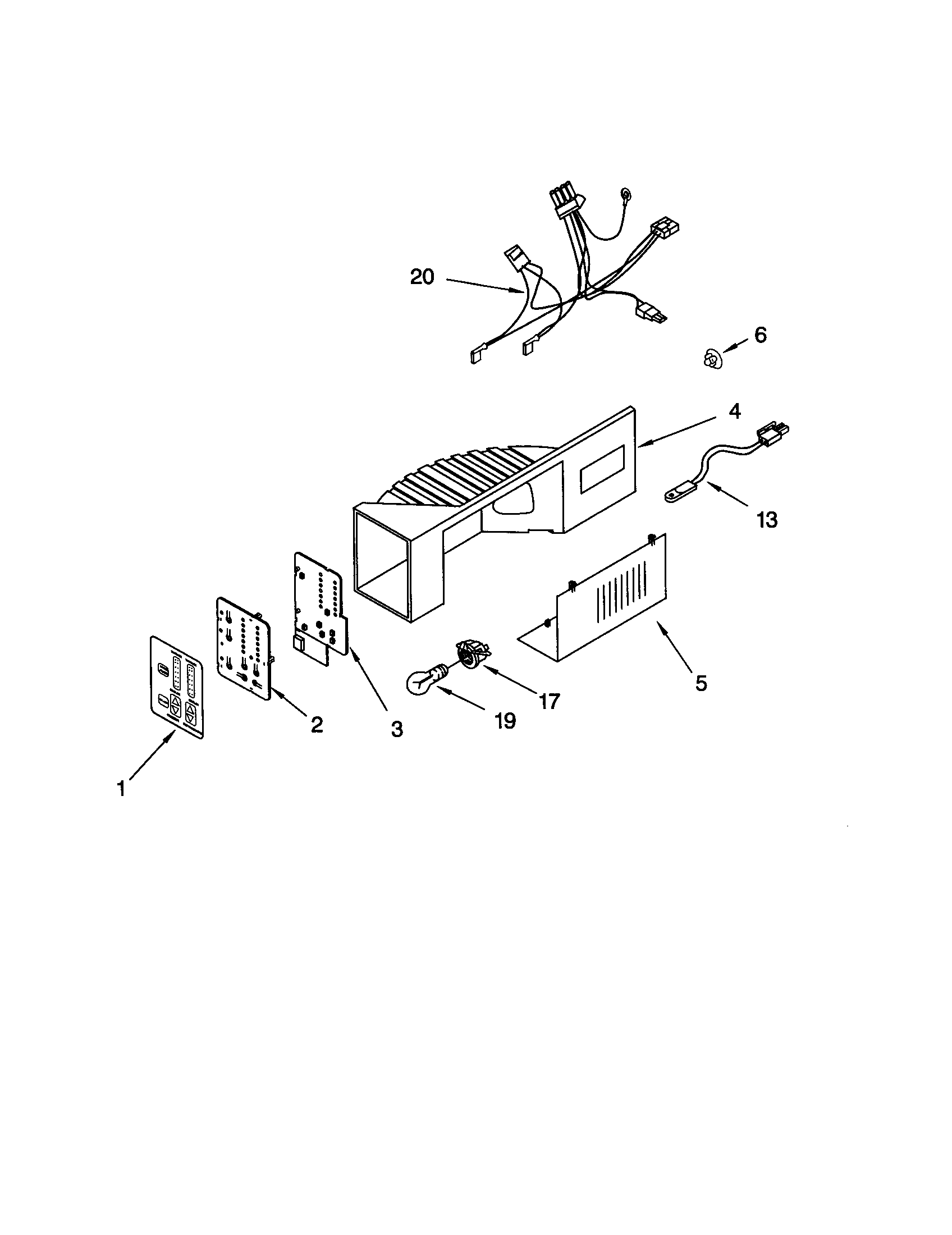 Whirlpool GD25SFCHS10 control diagram