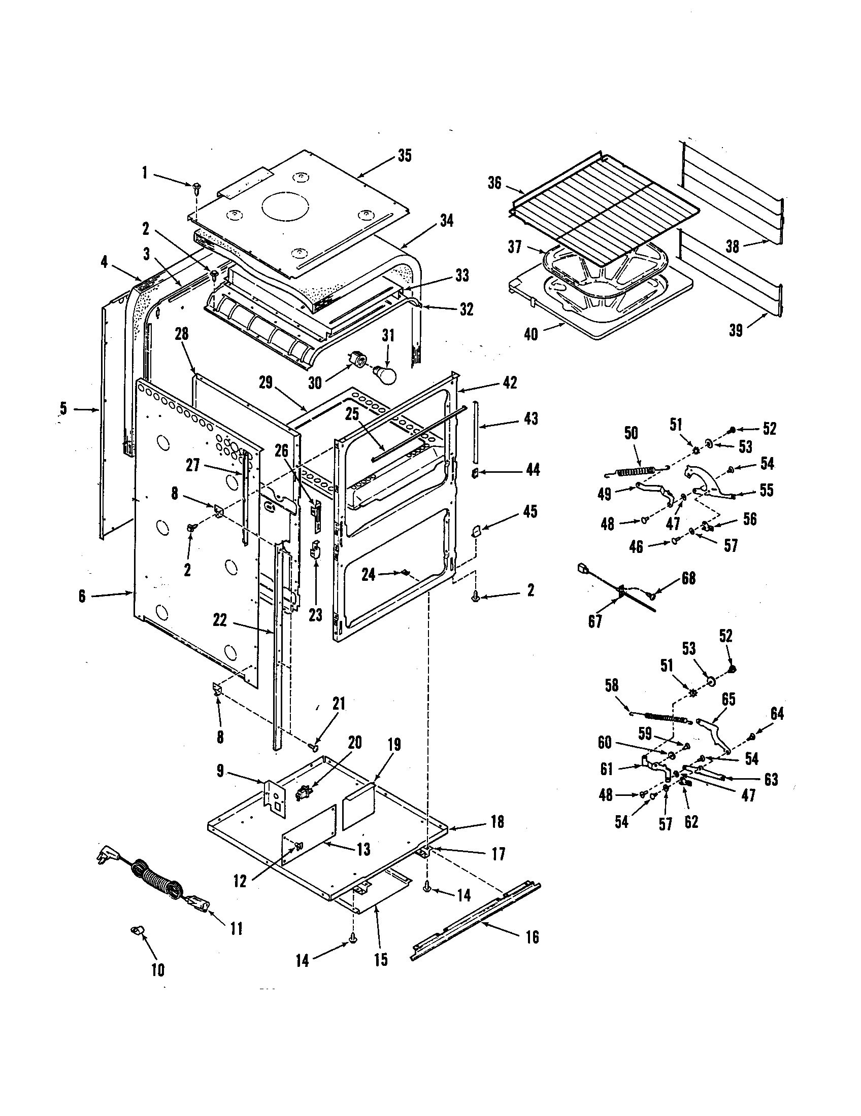 Kenmore 9113128812 body diagram