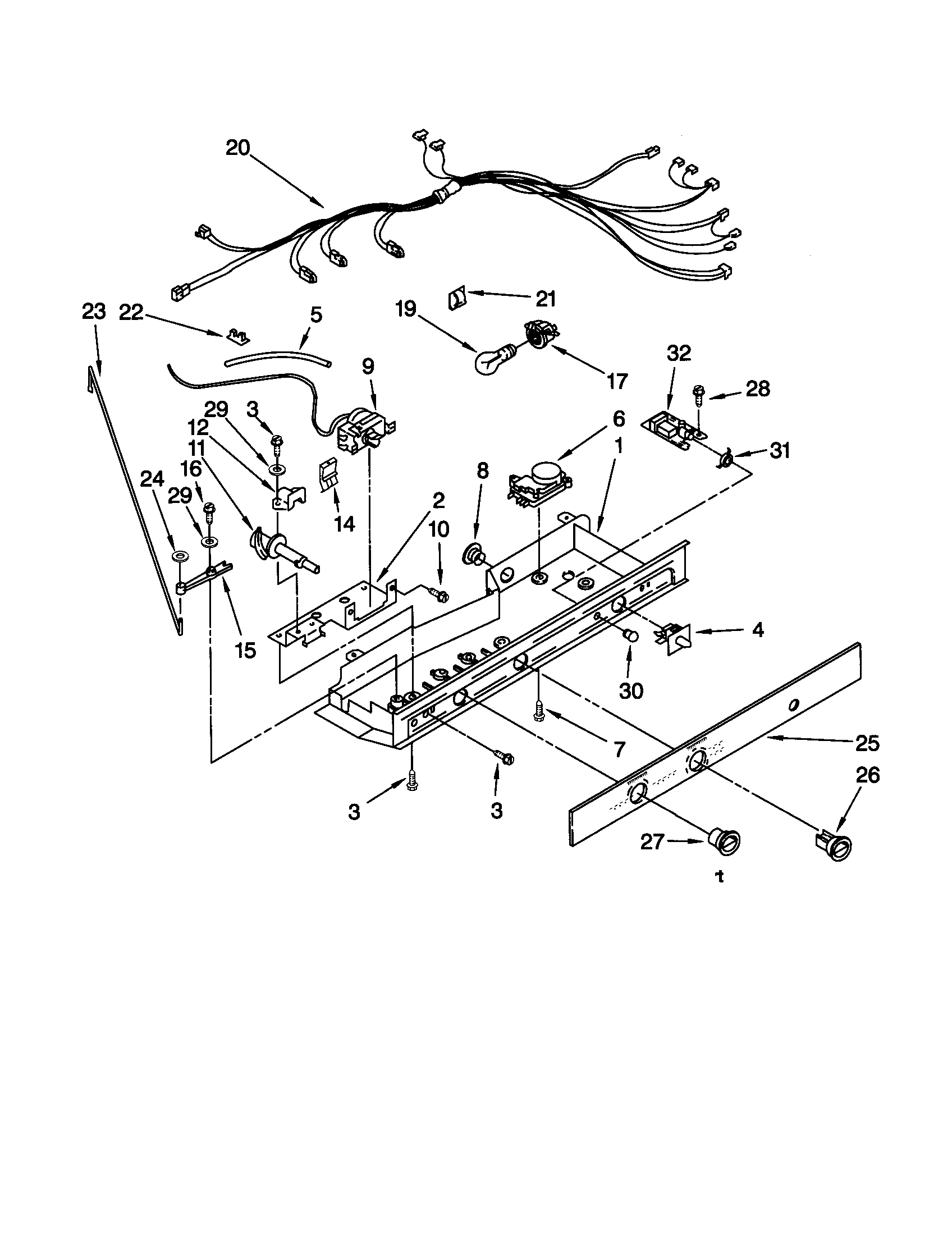 Kenmore 10659085893 control diagram