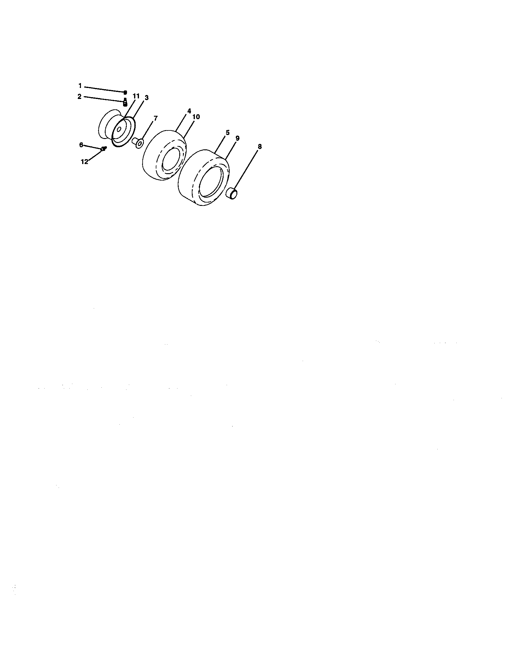 Craftsman 9172734401 wheels and tires diagram