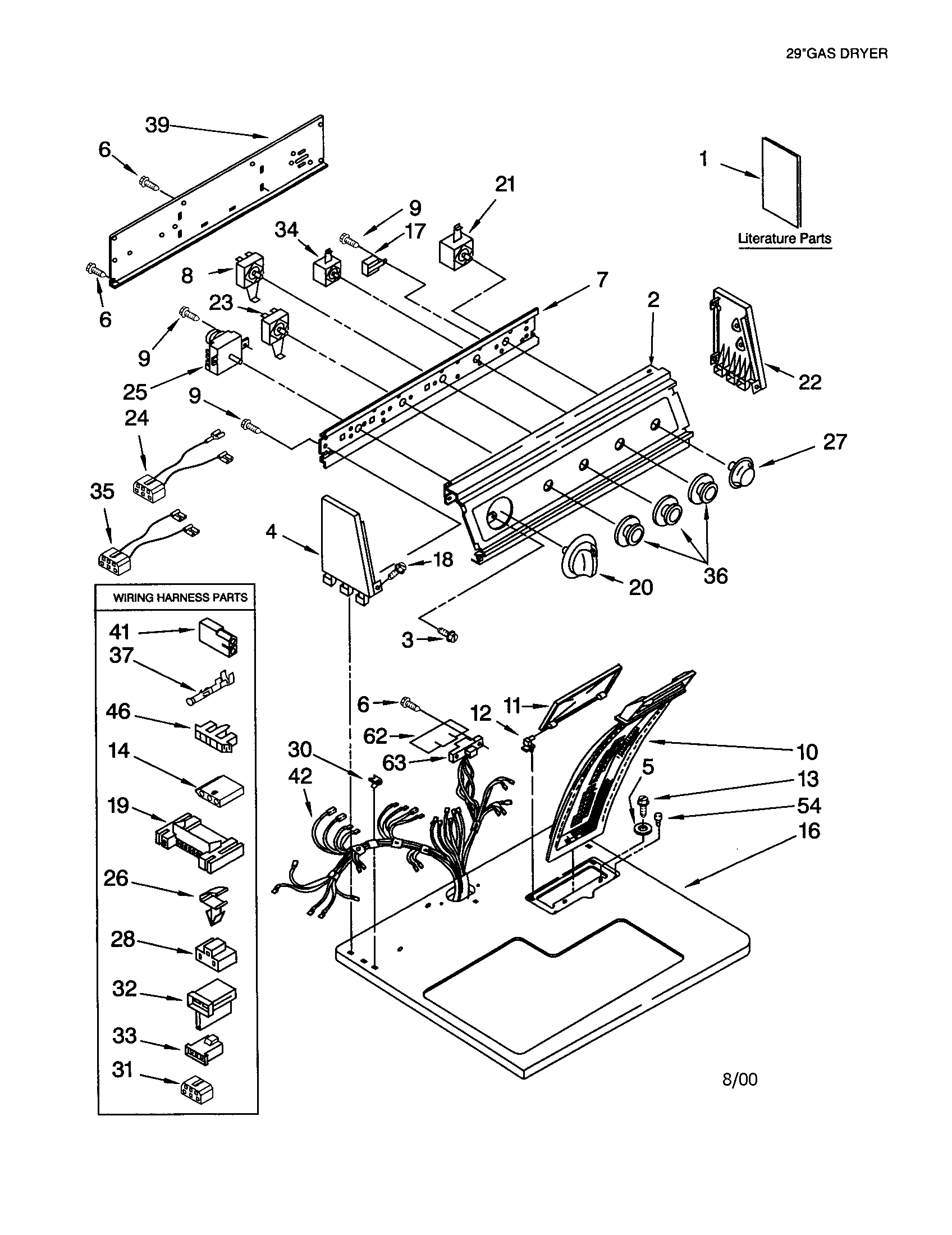 KitchenAid KGYS750JT0 top and console diagram