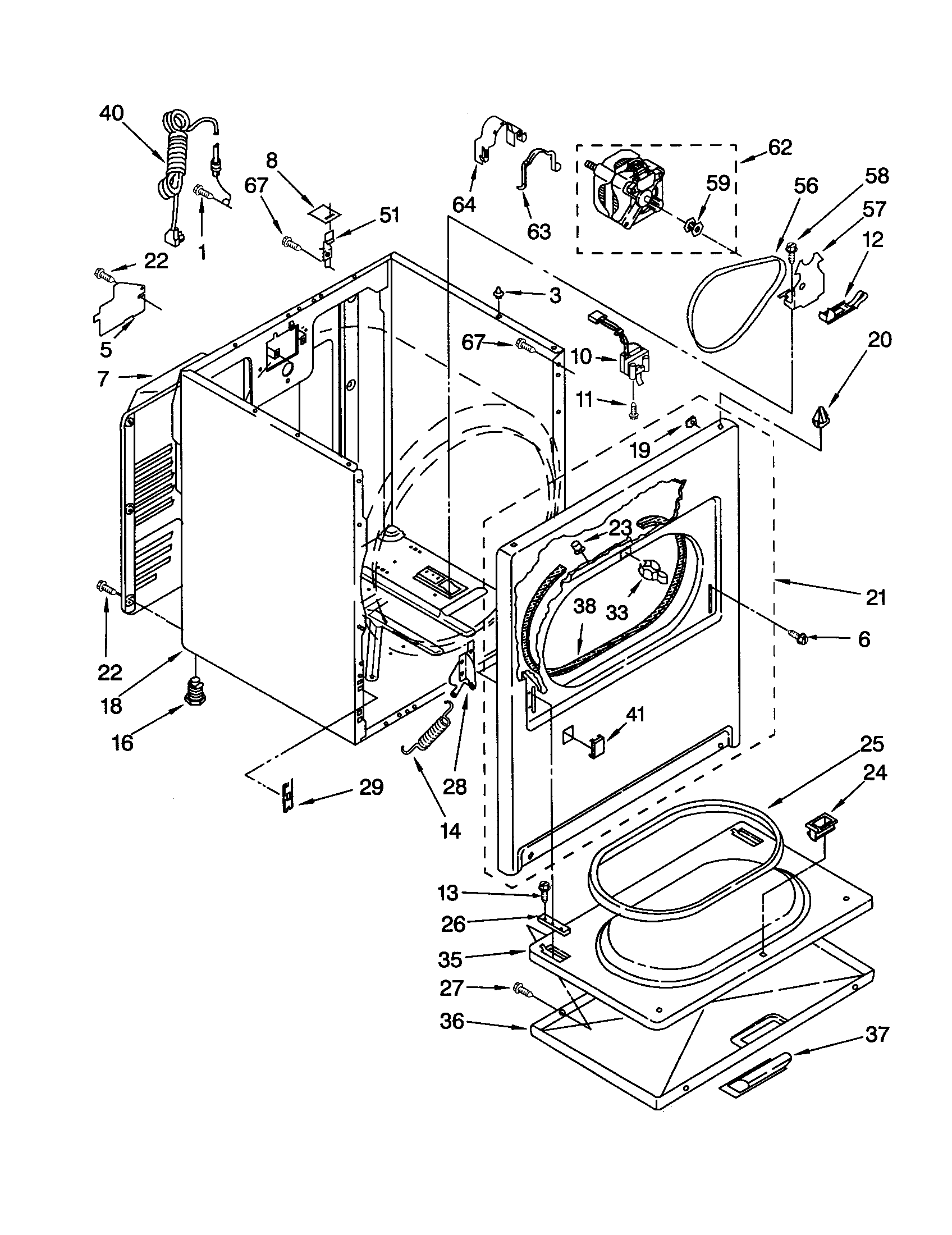 KitchenAid KGYS750JT0 cabinet diagram