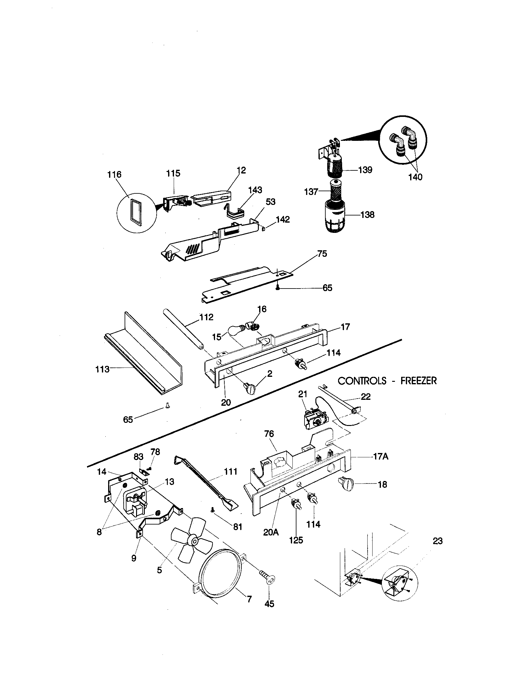 Kenmore 25358087899 controls diagram