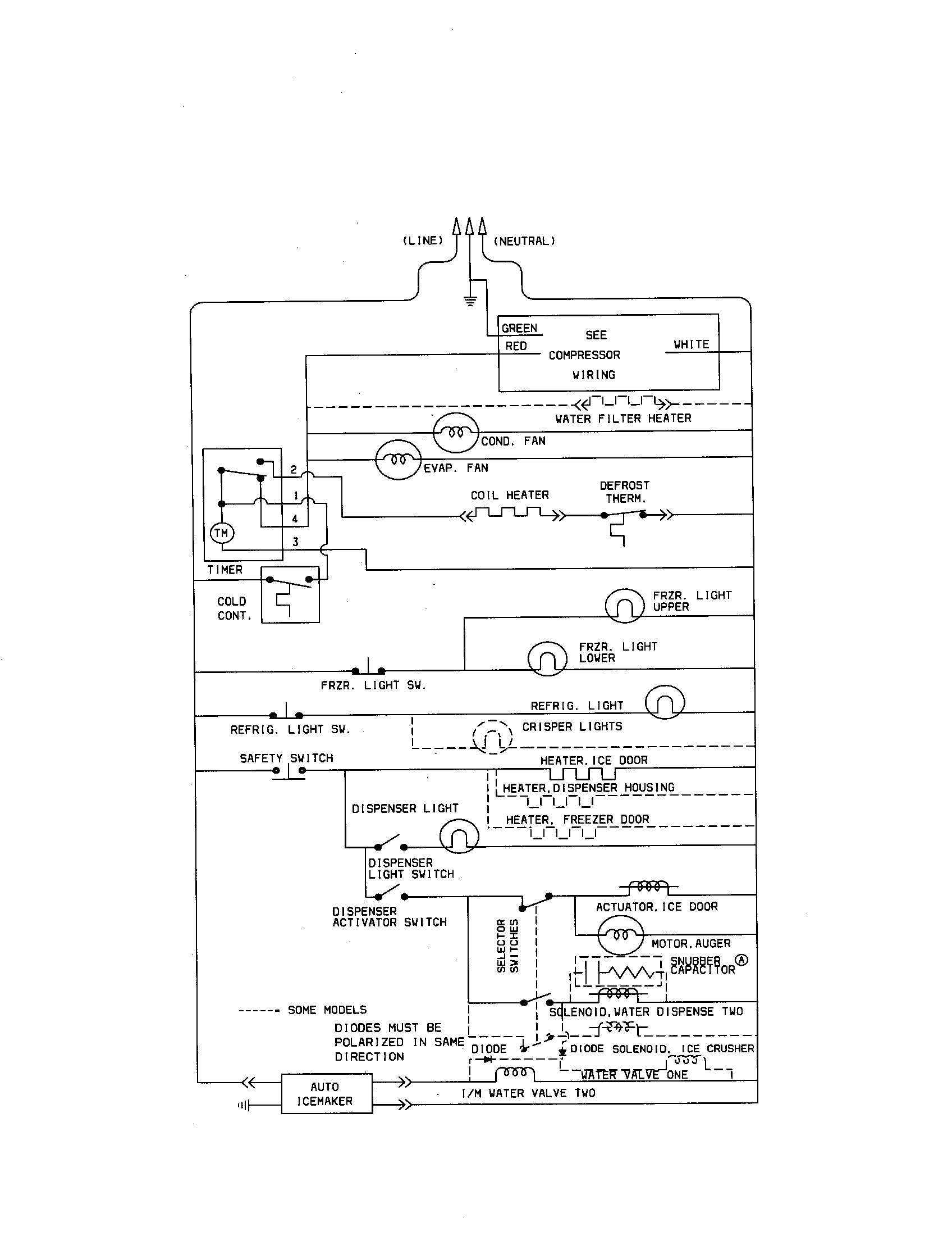 Kenmore 25358087899 wiring schematic diagram