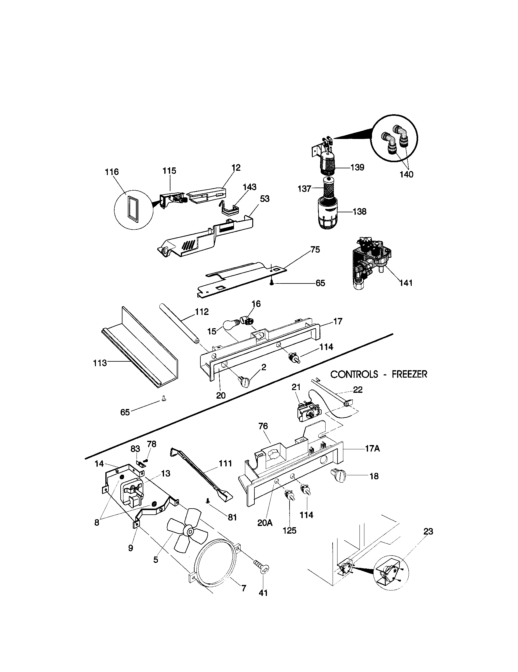 Kenmore 25359689993 controls diagram