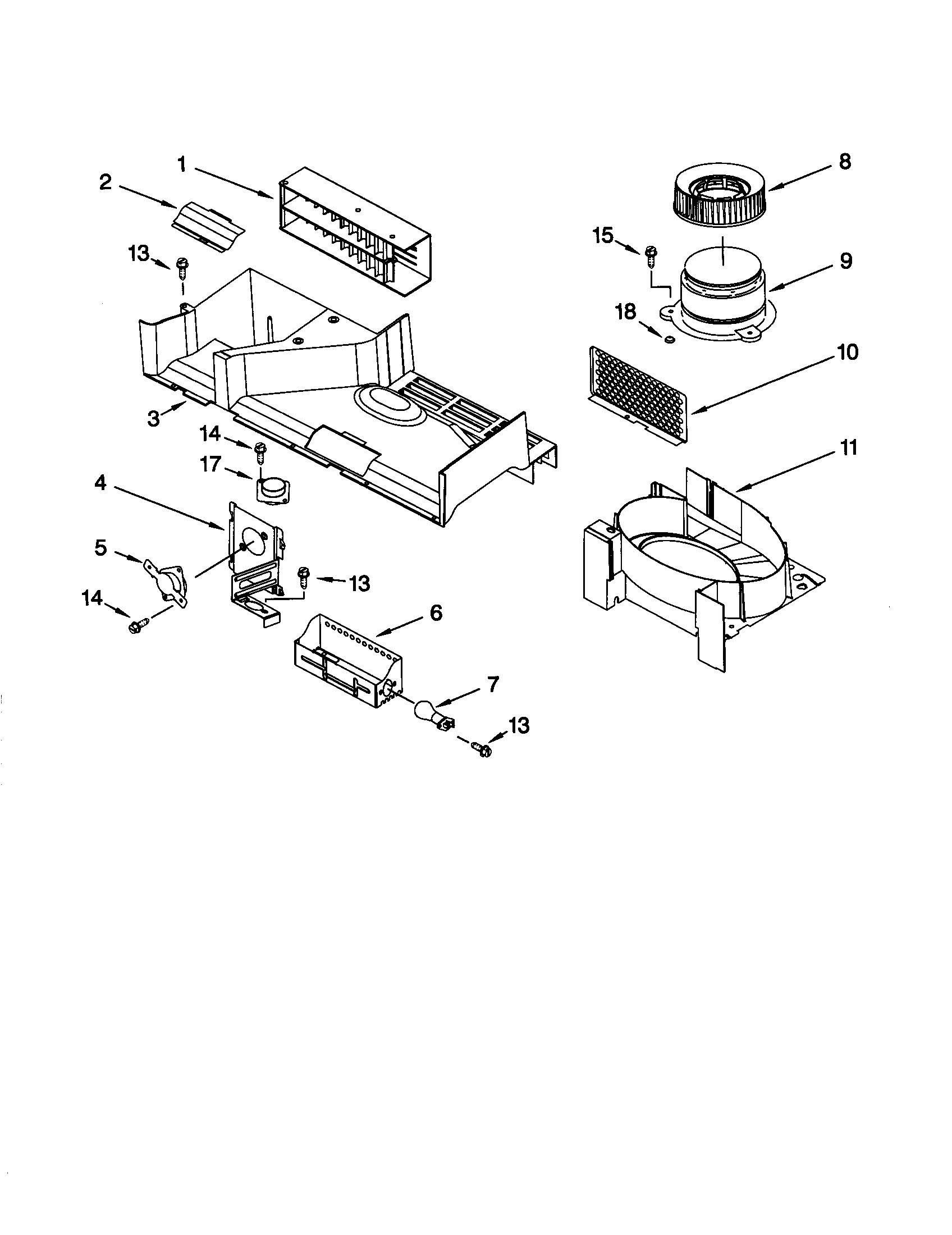 Kenmore 66560659000 air flow diagram