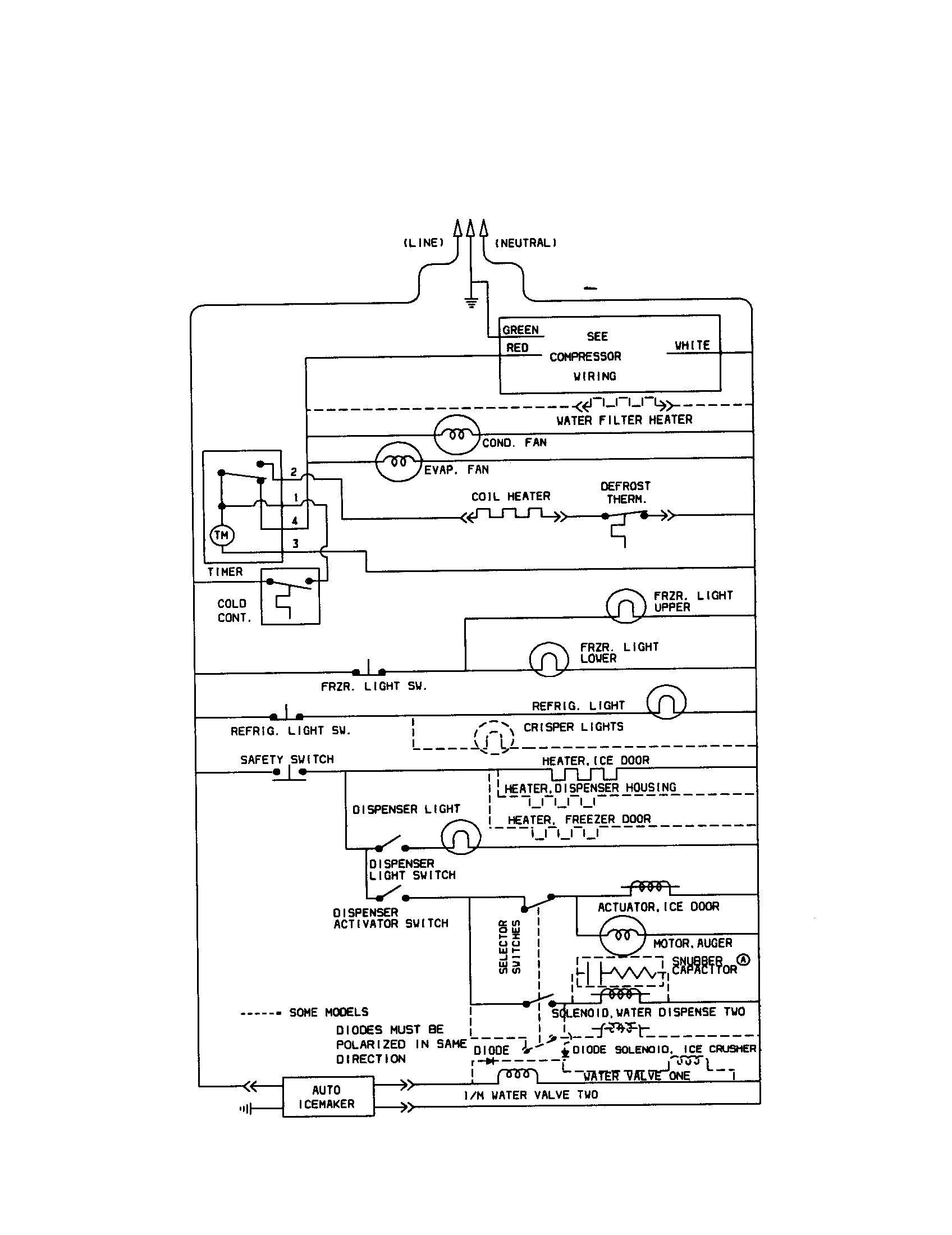 Kenmore 2535808789A wiring schematic diagram