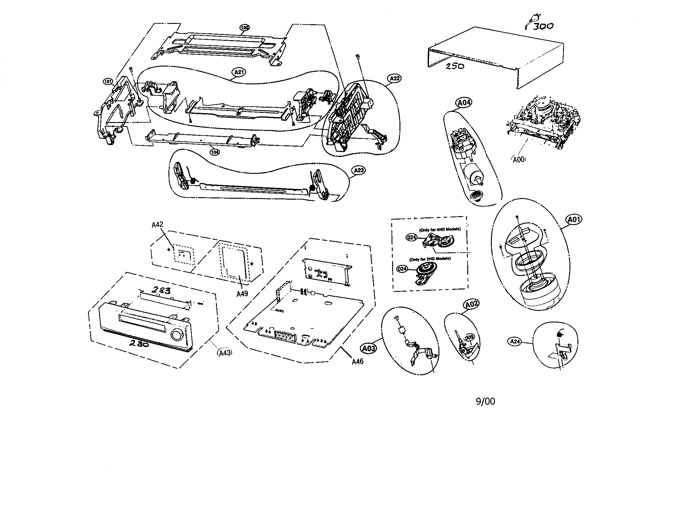 Zenith ALGC402 vcr diagram
