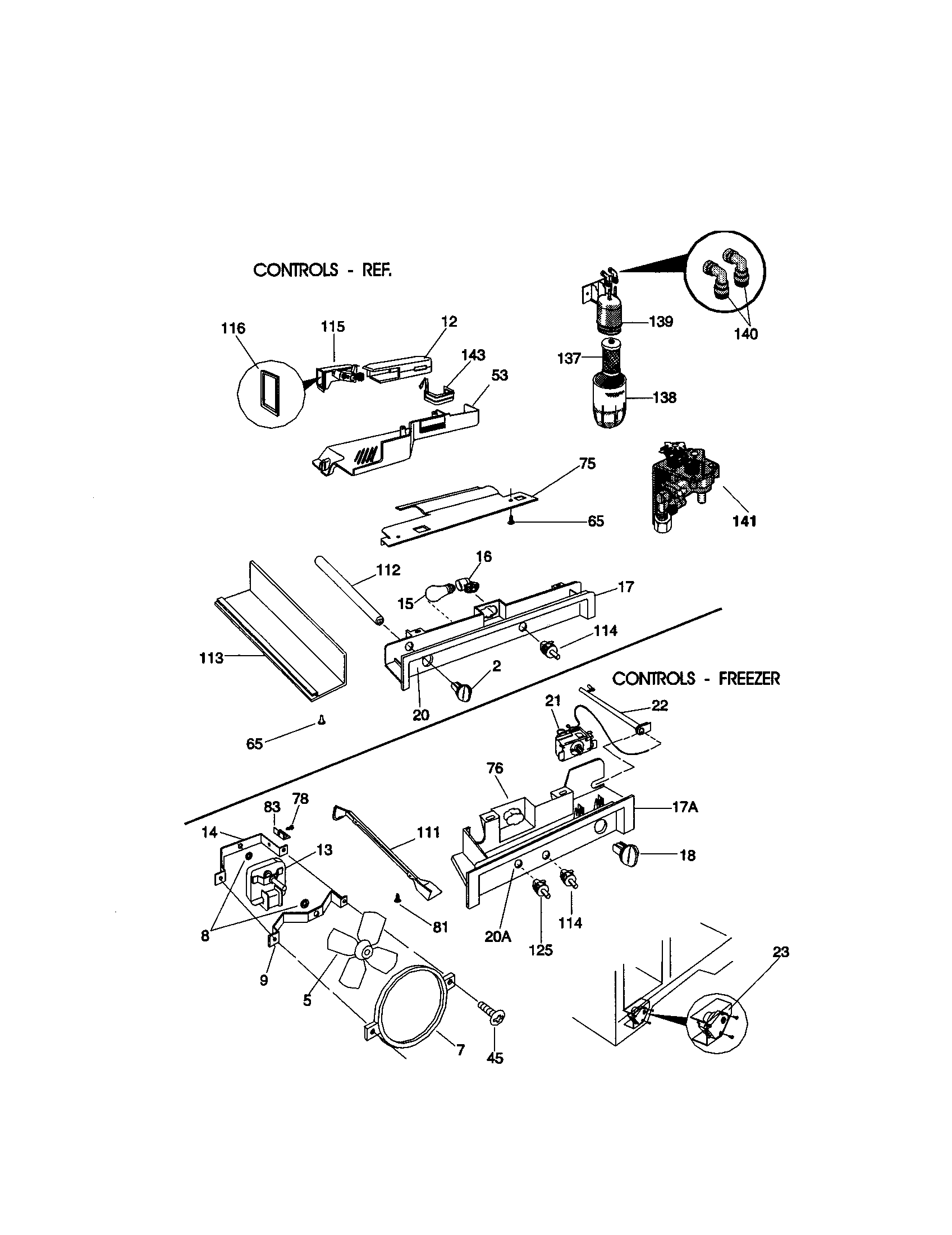 Kenmore 25350689001 controls diagram