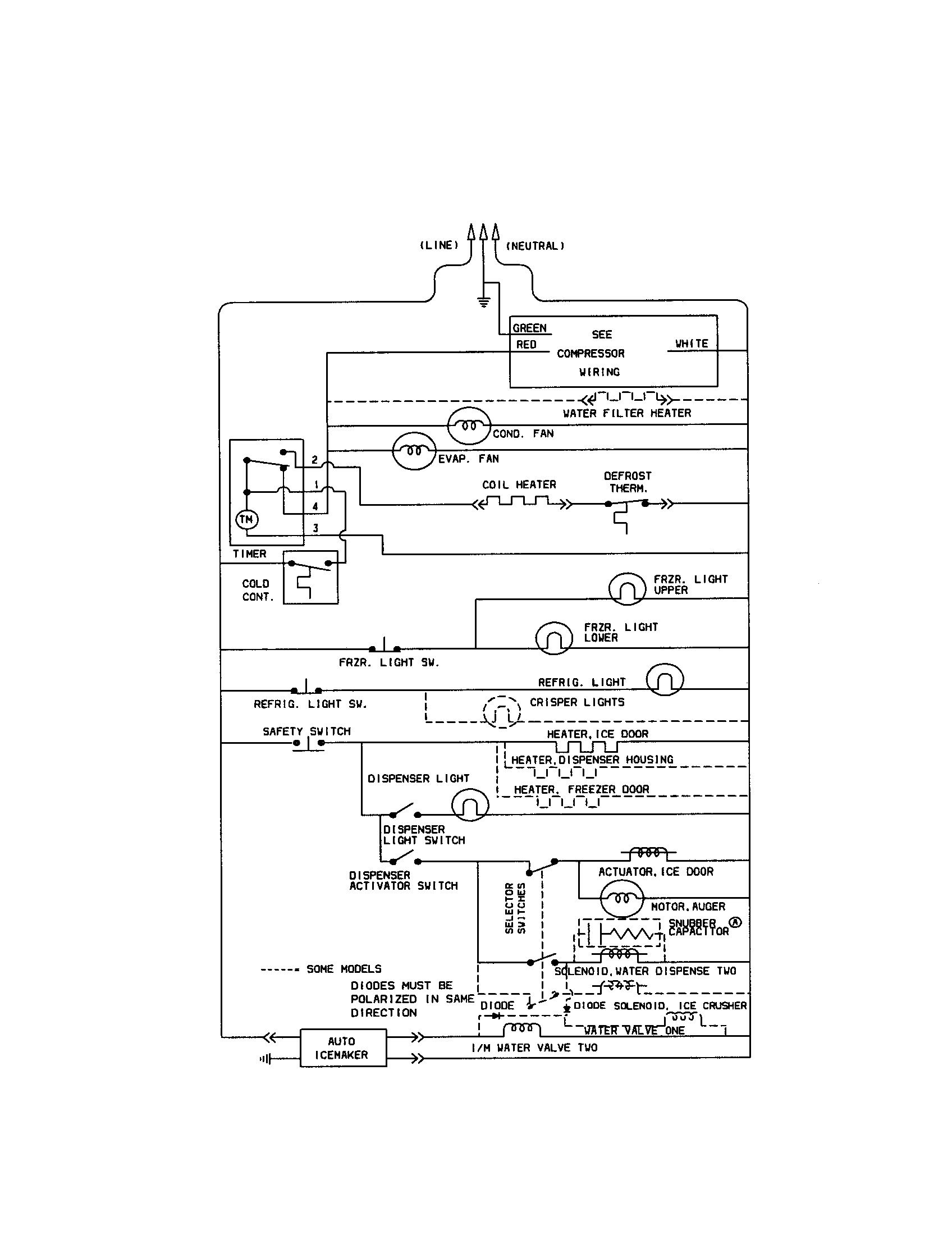 Kenmore 25350689001 wiring schematic diagram