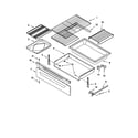Kenmore 66575824001 drawer and broiler diagram