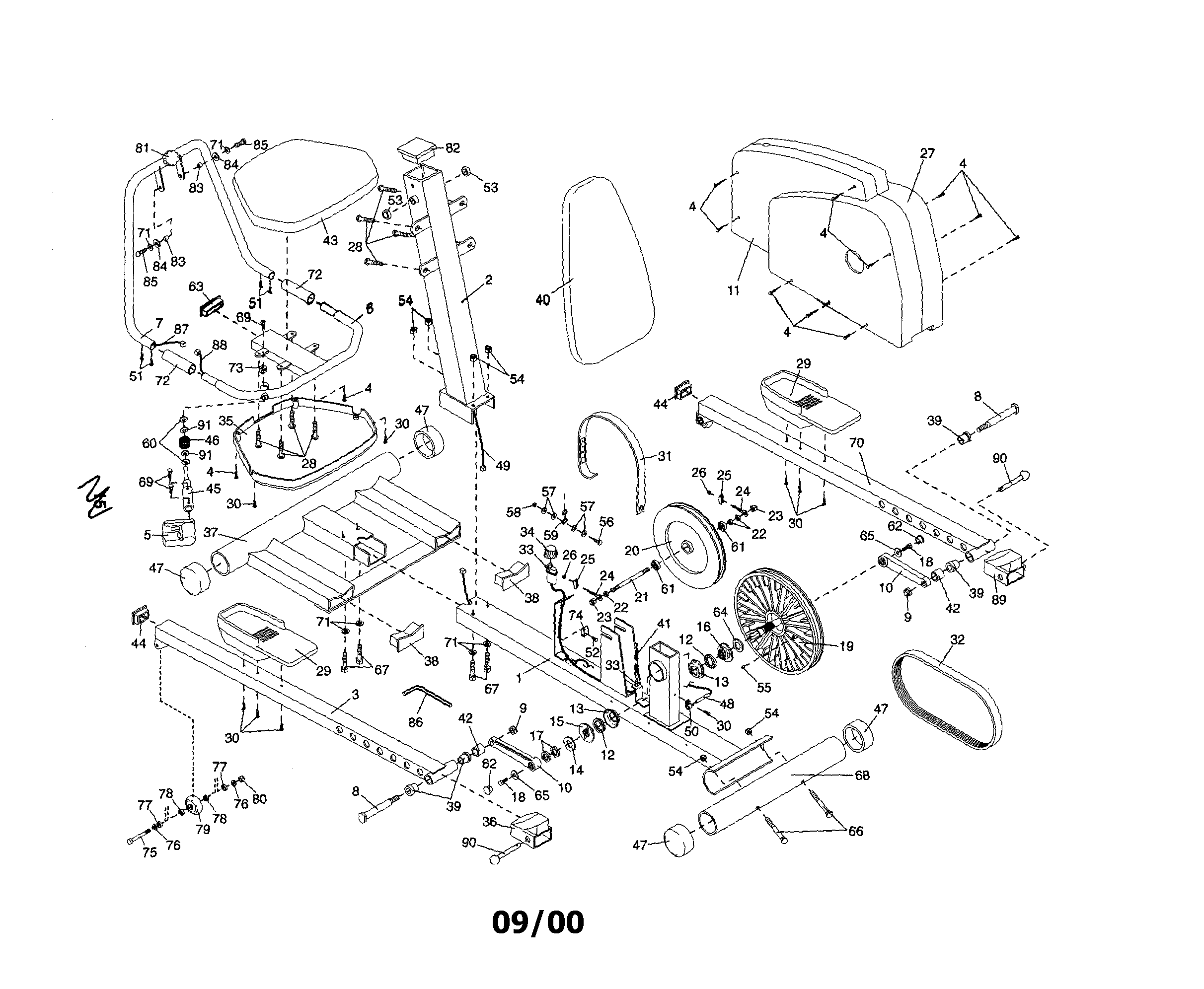 Proform PFEX37080 cycle diagram