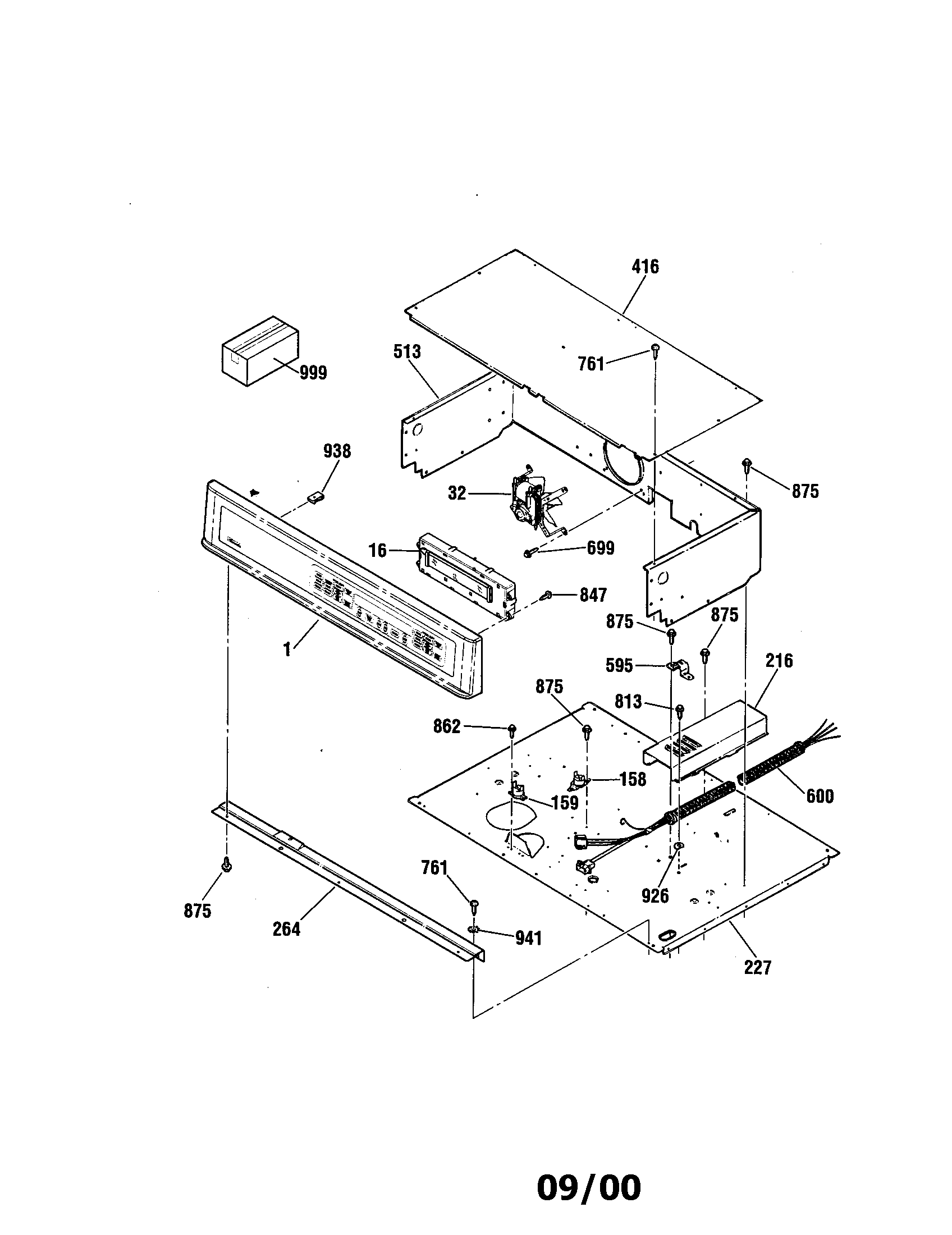 Kenmore 91141885992 control diagram