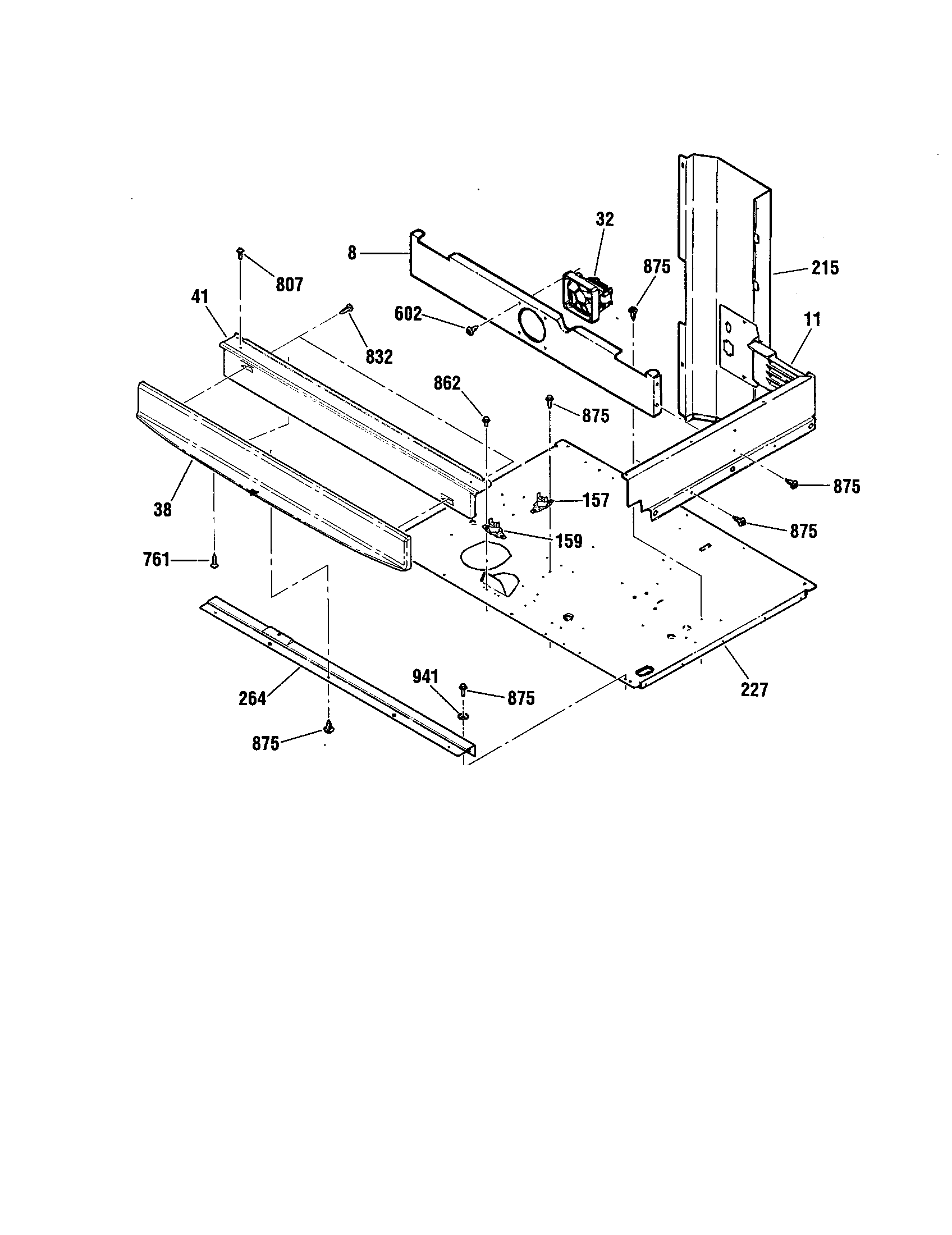 Kenmore 91141885992 center space diagram