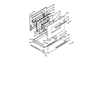 Kenmore 1199098510 oven door lining diagram