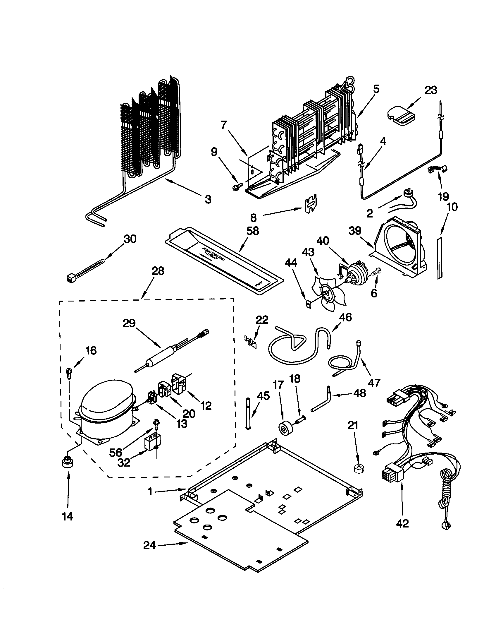 Kenmore 10668852991 unit diagram