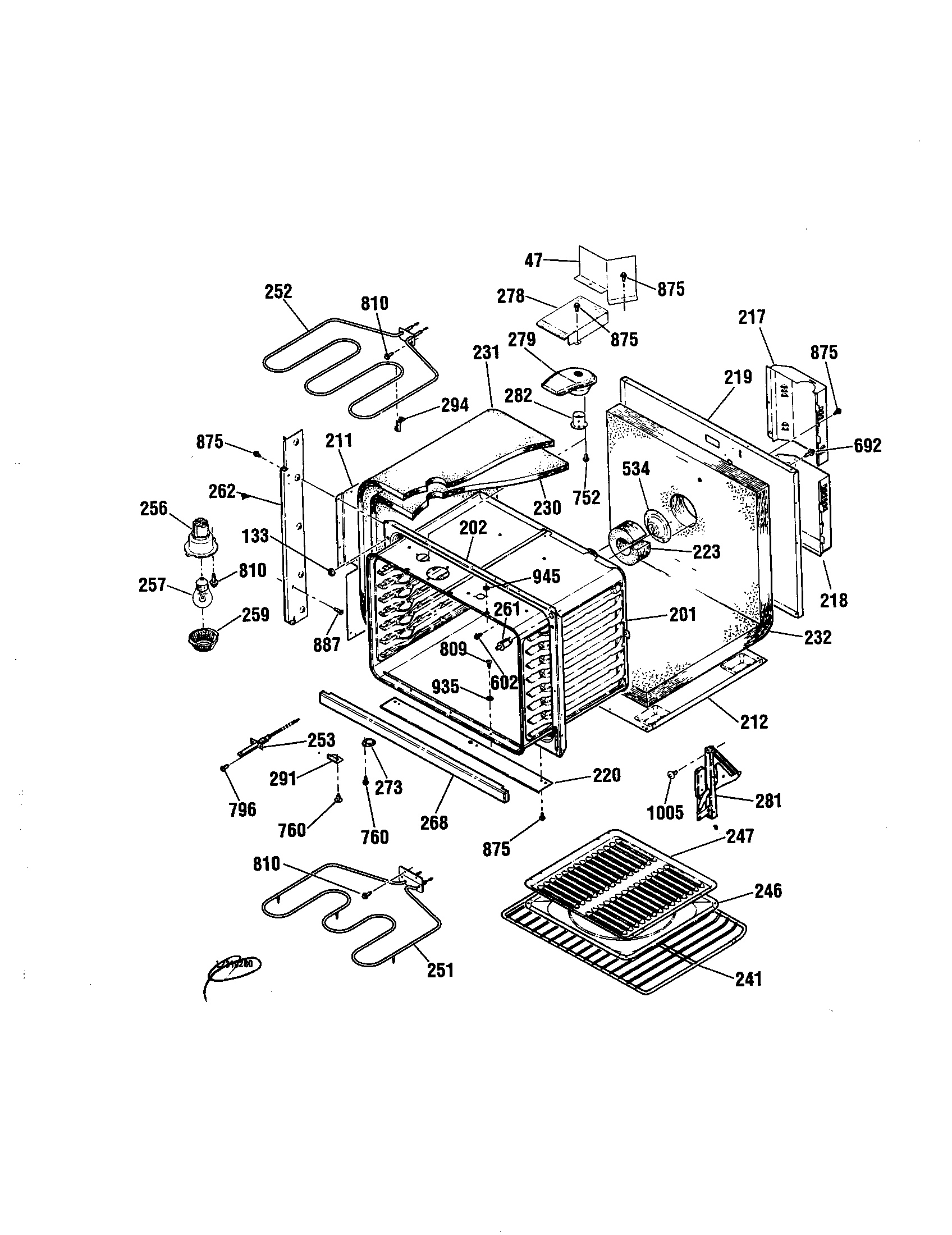 Kenmore 91141086992 body diagram