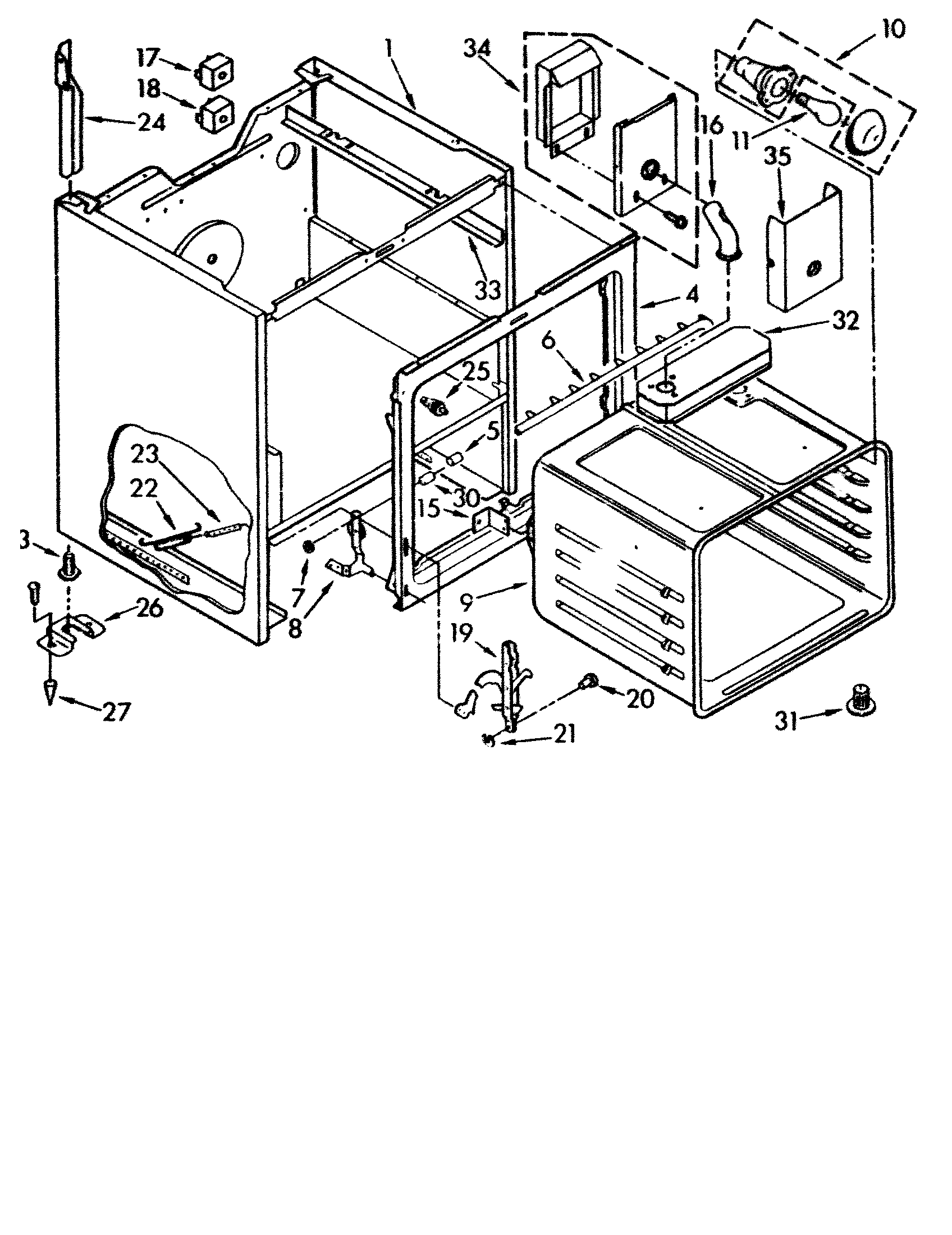 Whirlpool RF377PXXN0 main chassis diagram