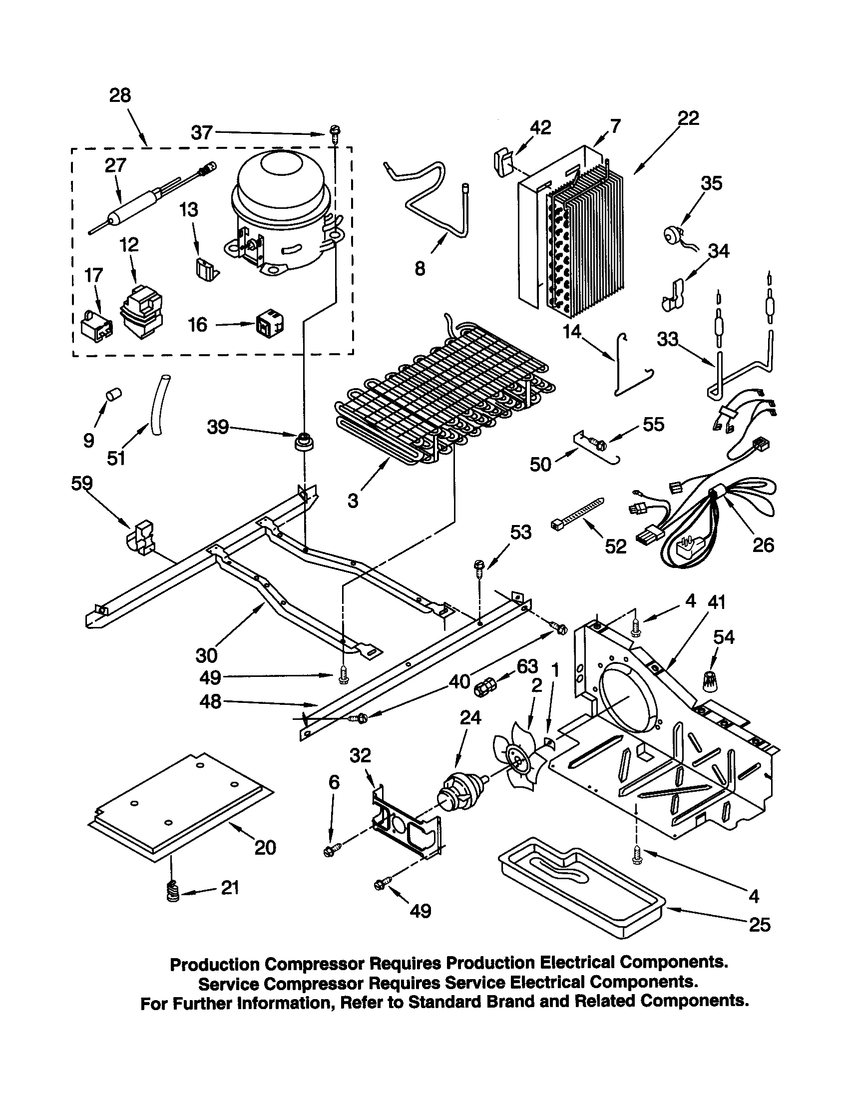 Kenmore 10659094993 unit diagram