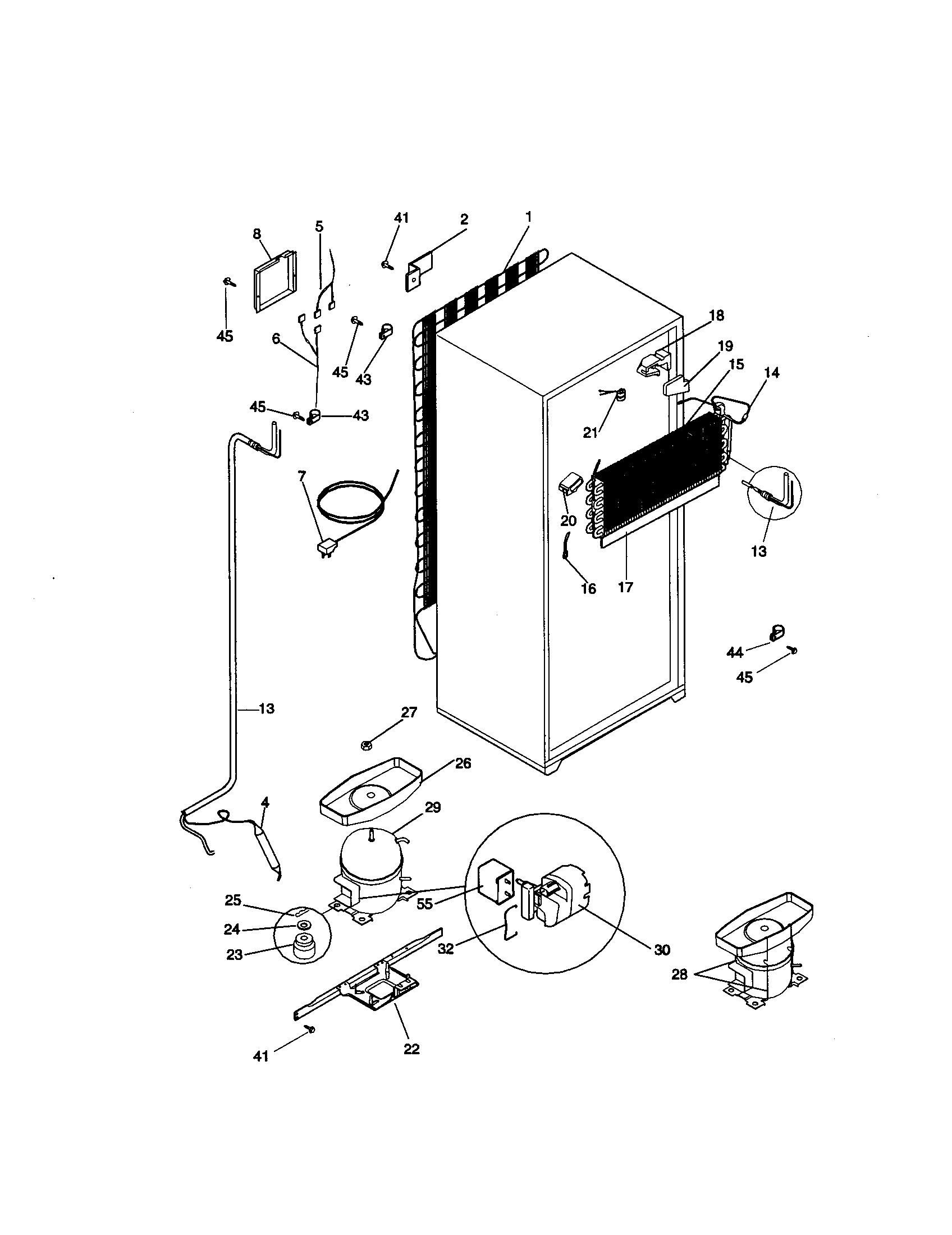 Kenmore 25360822001 system diagram