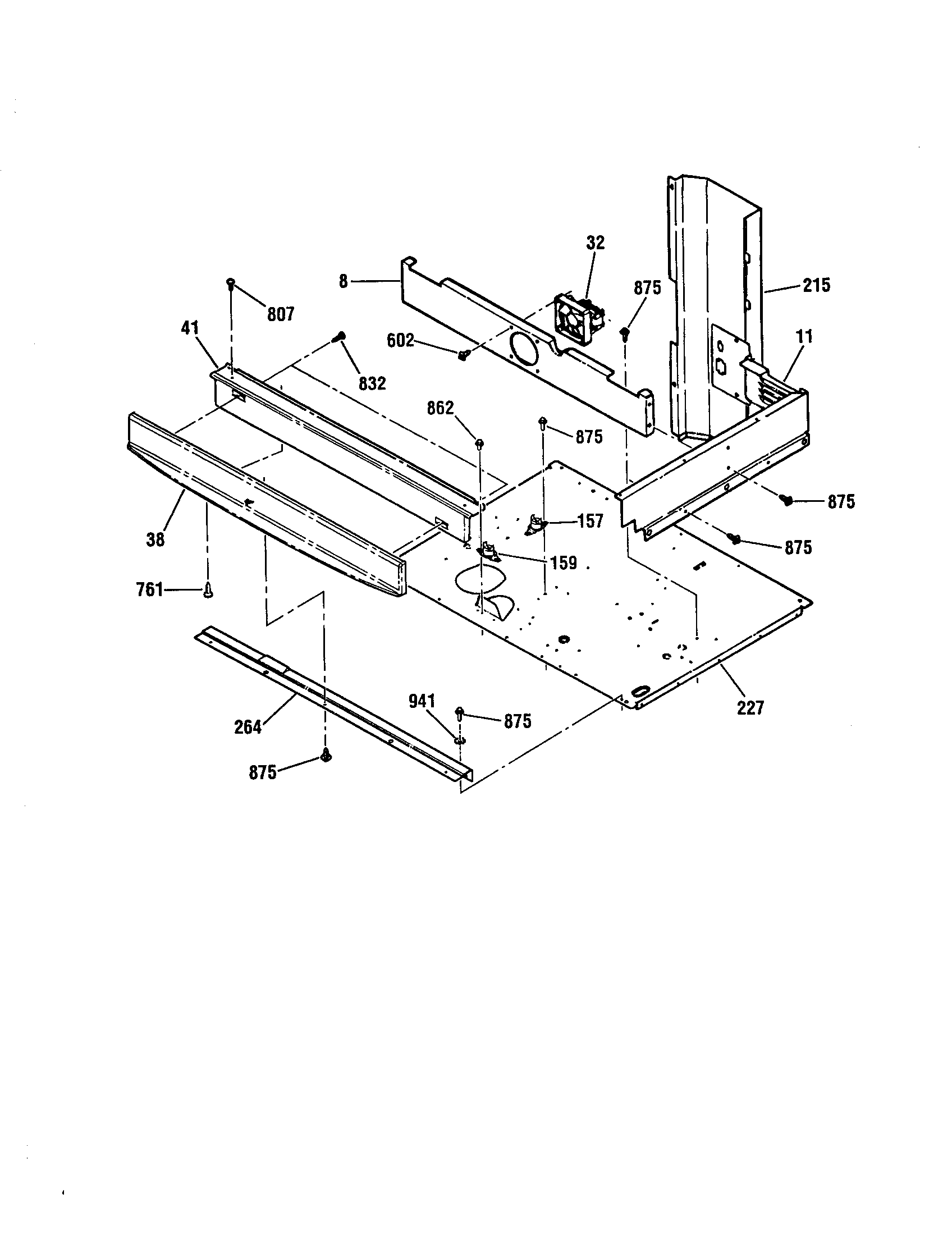 Kenmore Elite 91149013991 center space diagram