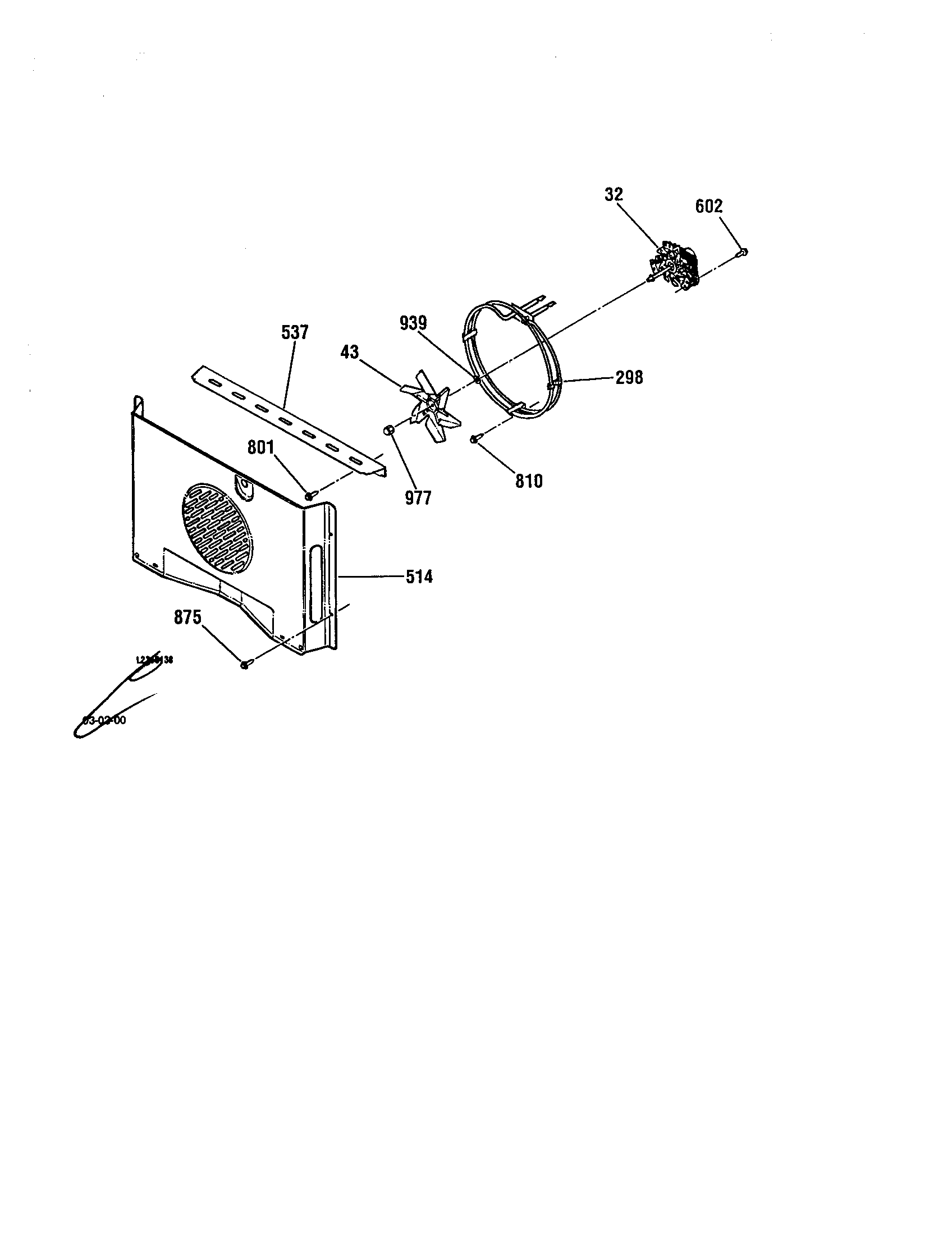 Kenmore Elite 91149013991 fan cover diagram