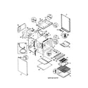 Frigidaire FGF354BGDD body diagram