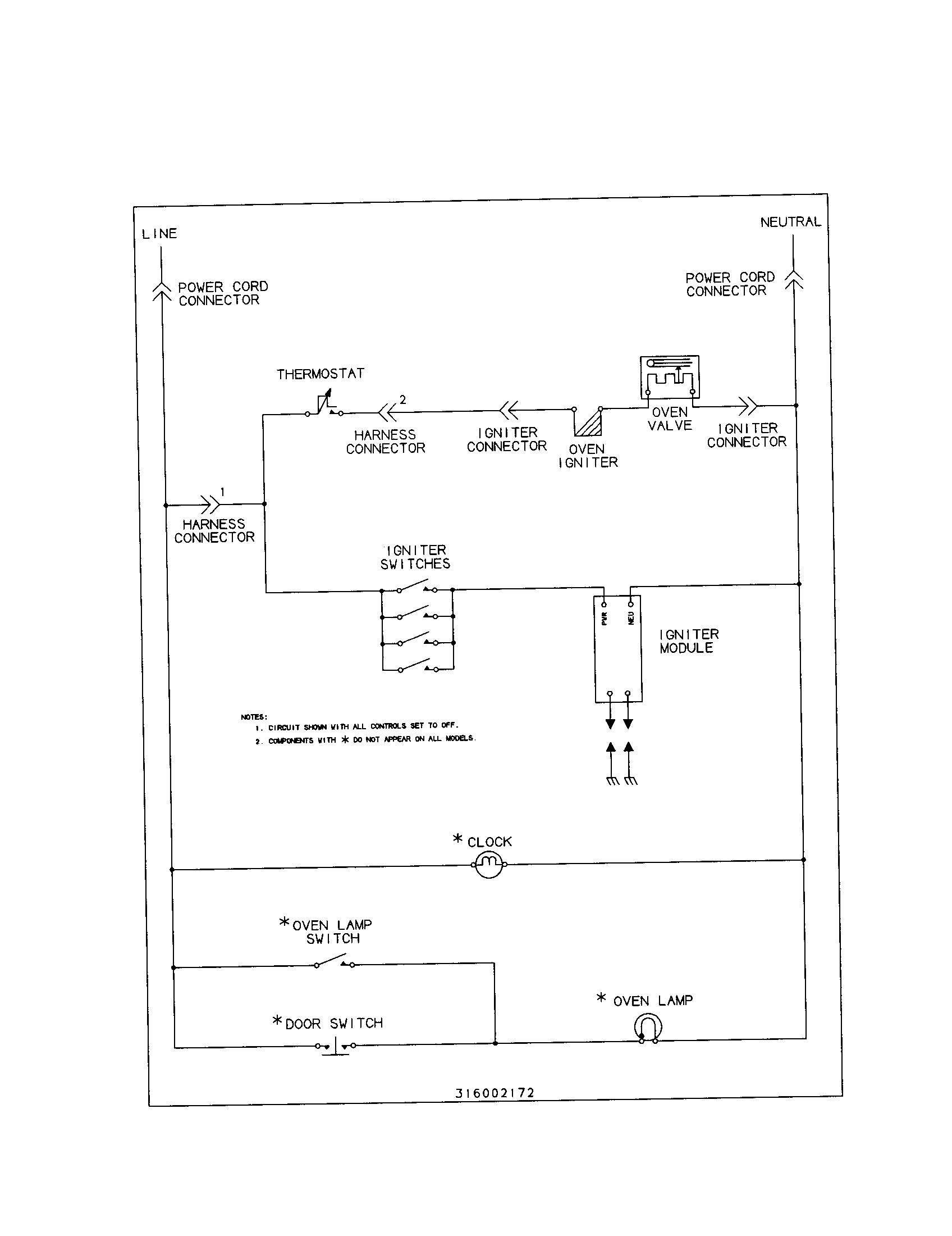 Tappan TGF336BHWC wiring diagram diagram