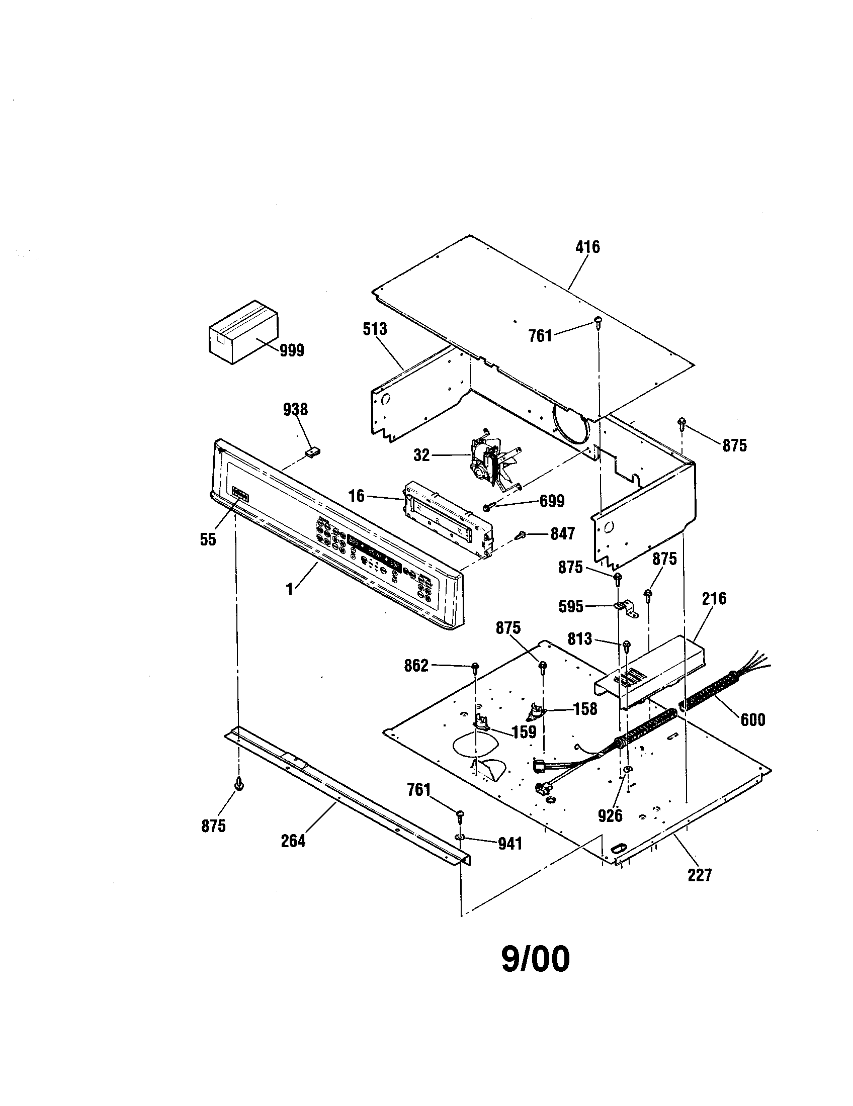 Kenmore Elite 91149014992 control diagram