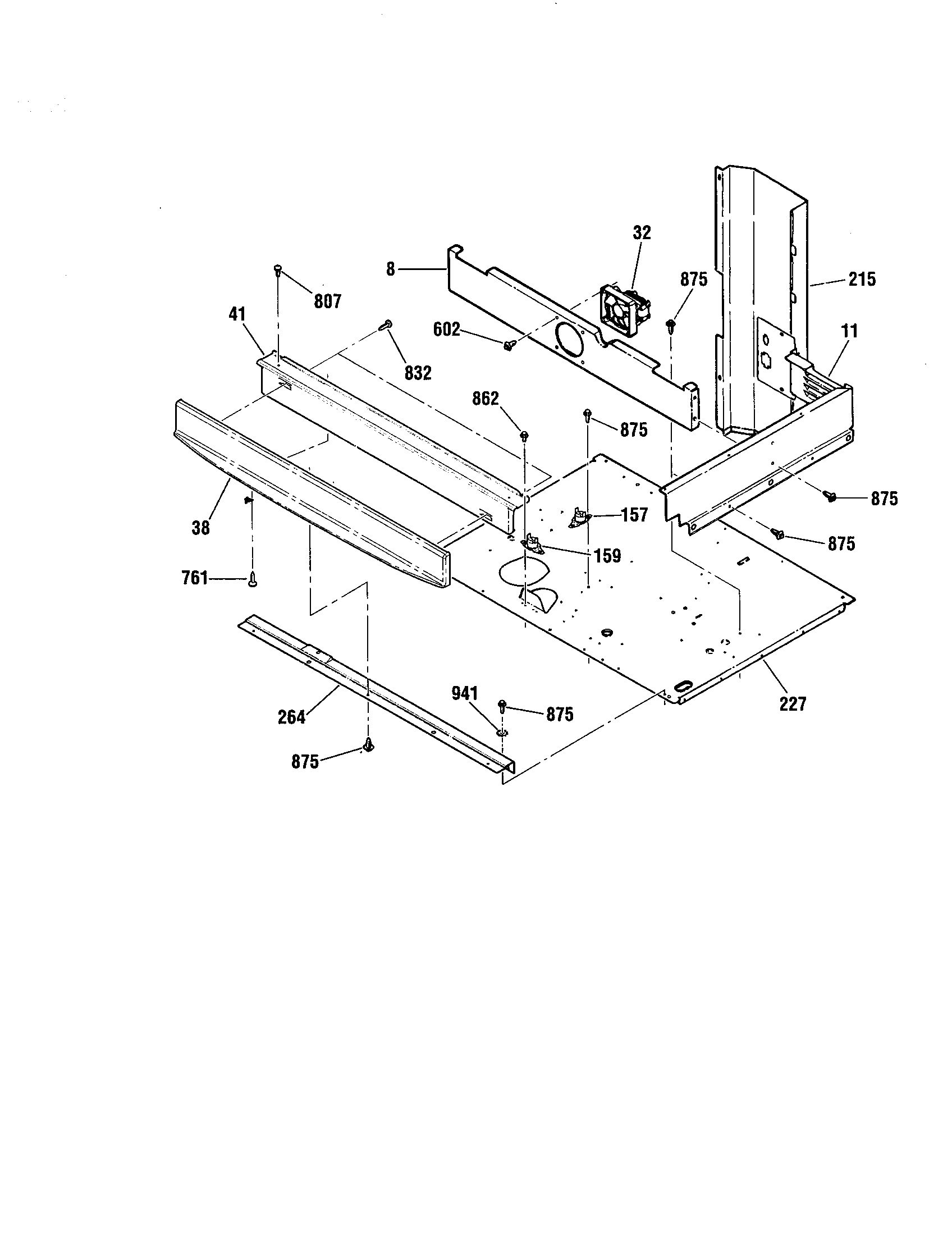 Kenmore Elite 91149014992 center space diagram
