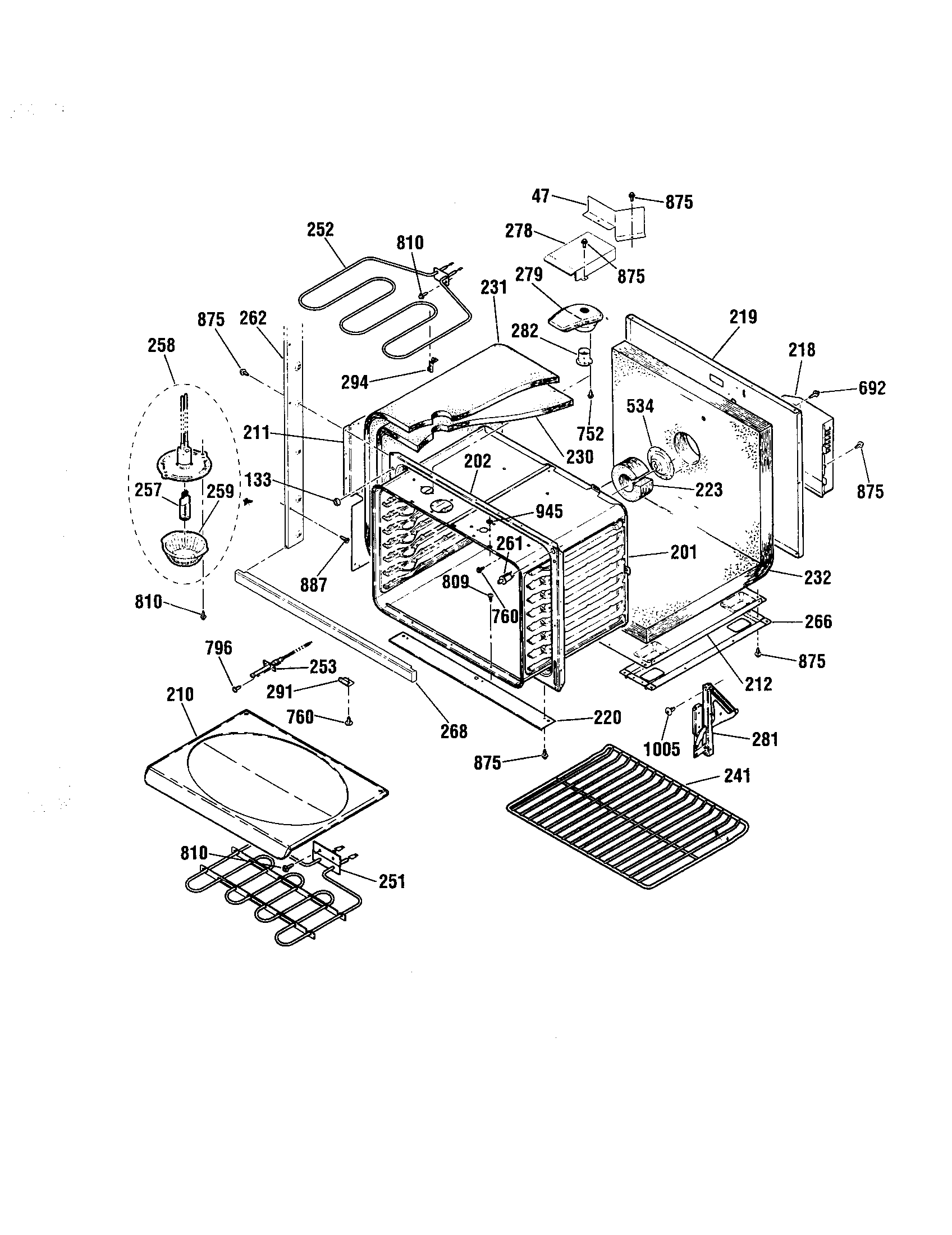 Kenmore Elite 91149014992 lower body diagram
