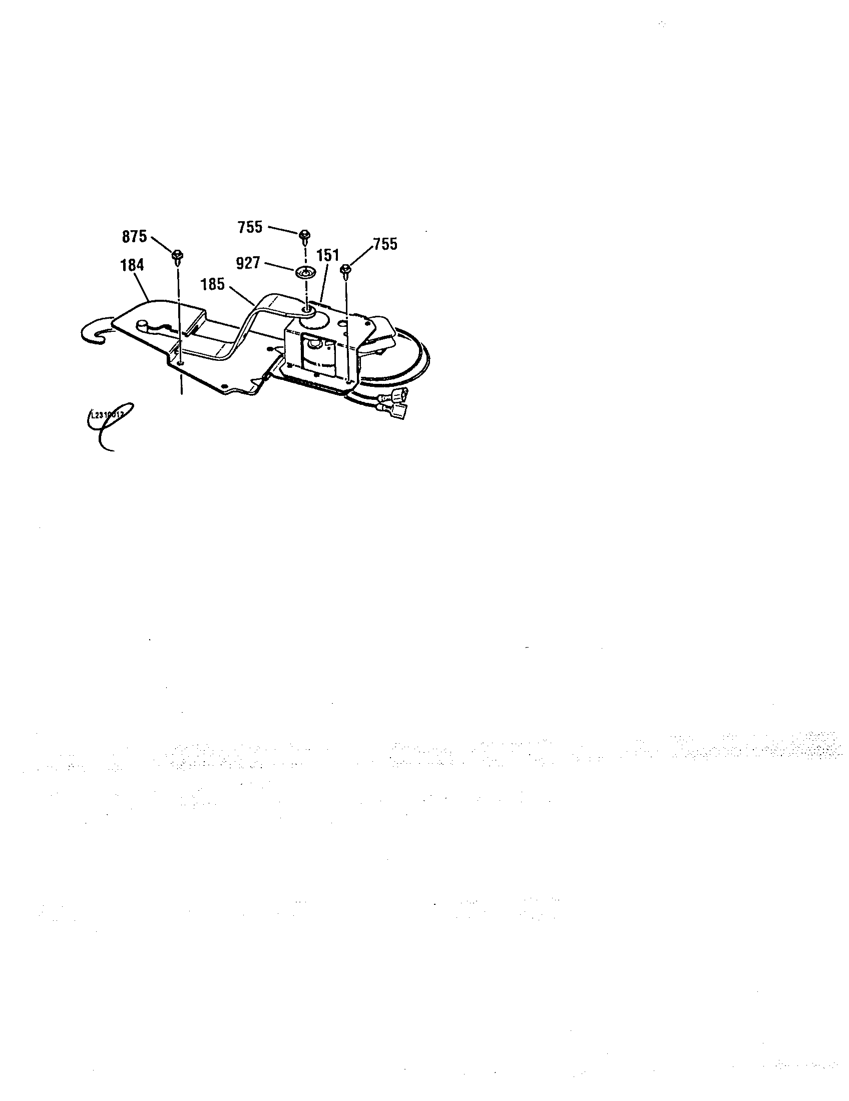 Kenmore Elite 91149003991 door lock diagram