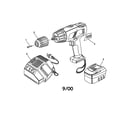 Craftsman 973271600 3/8" cordless drill-driver diagram