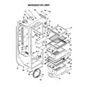 Kenmore 10659532992 refrigerator liner diagram