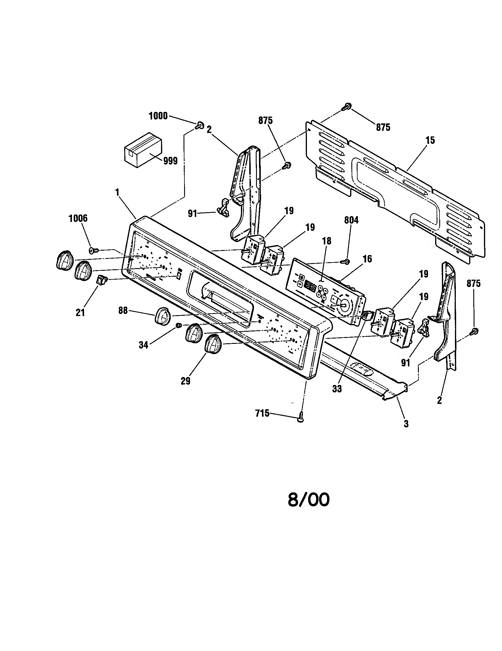 Kenmore 91192488992 backguard diagram