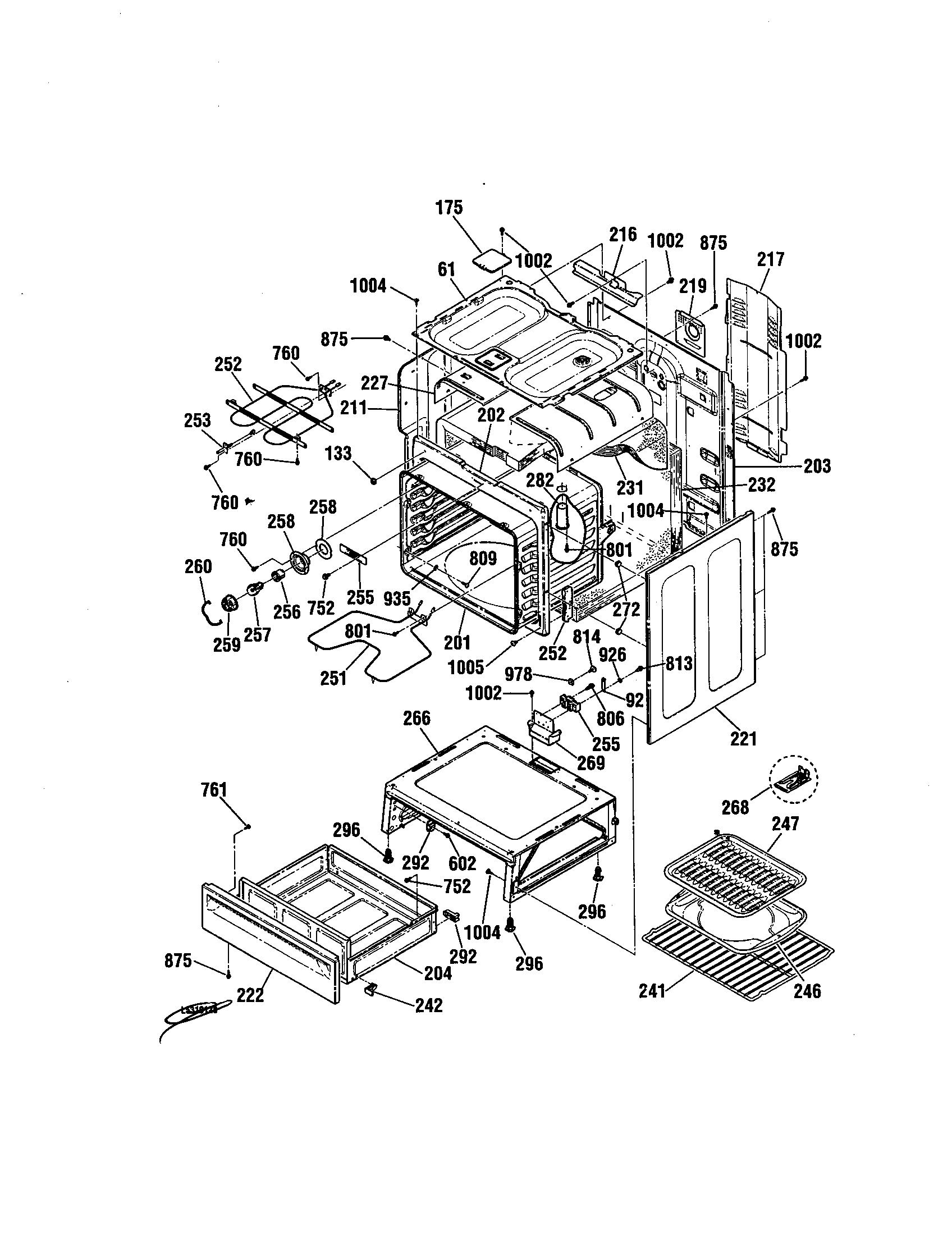 Kenmore 91192408992 body diagram