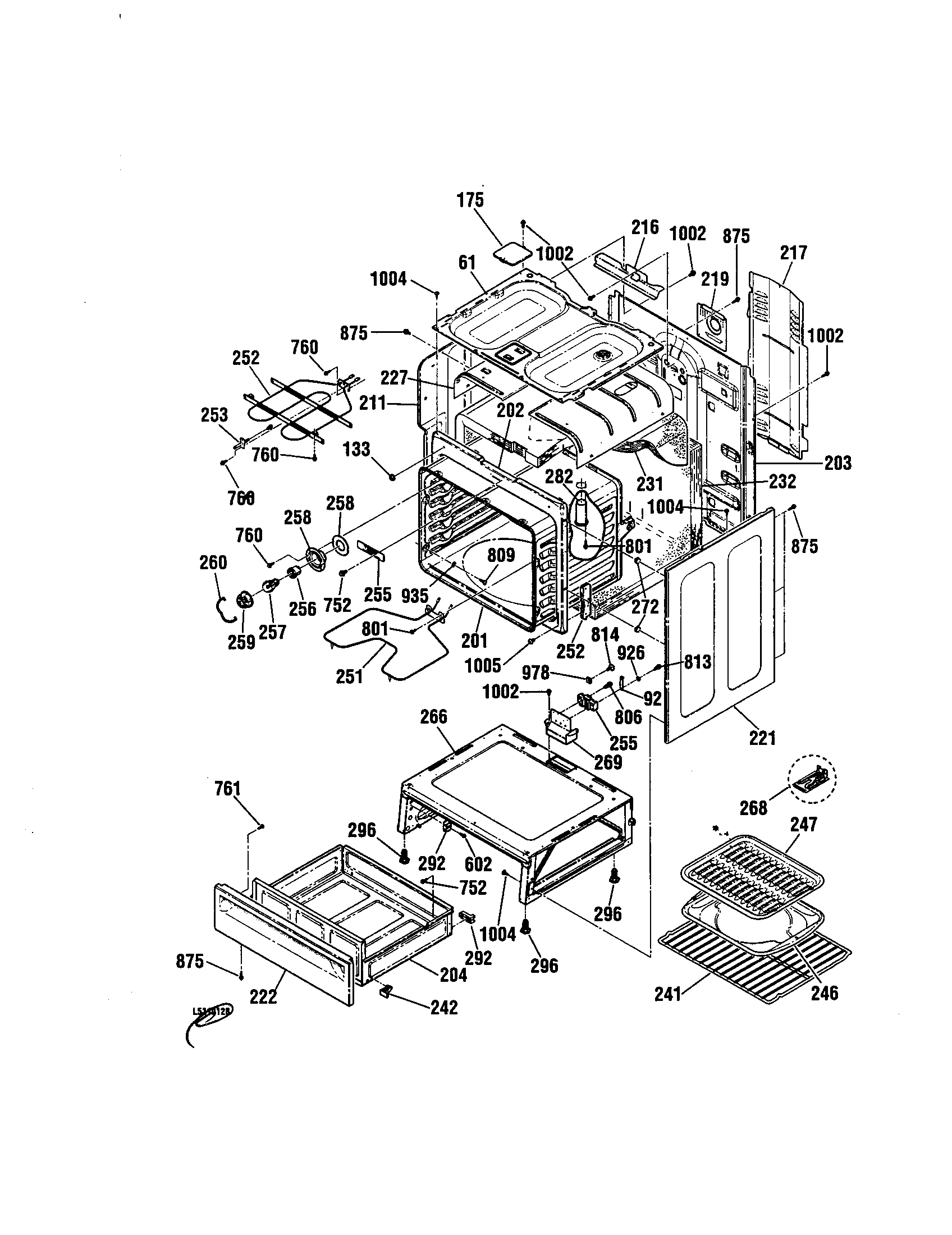 Kenmore 91193402992 body diagram