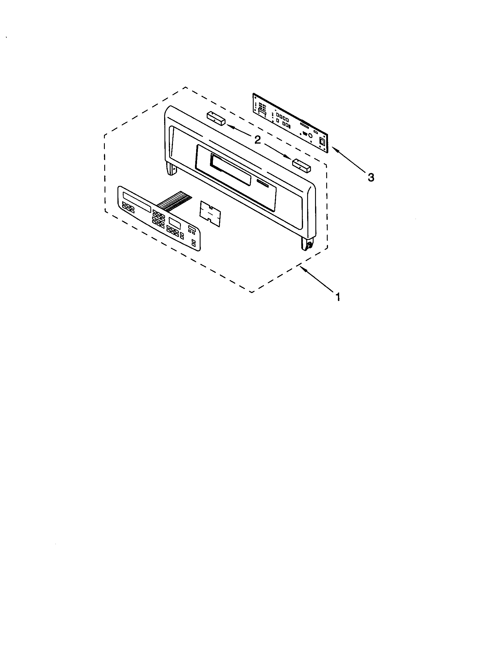 Whirlpool GBS277PDS4 control panel diagram