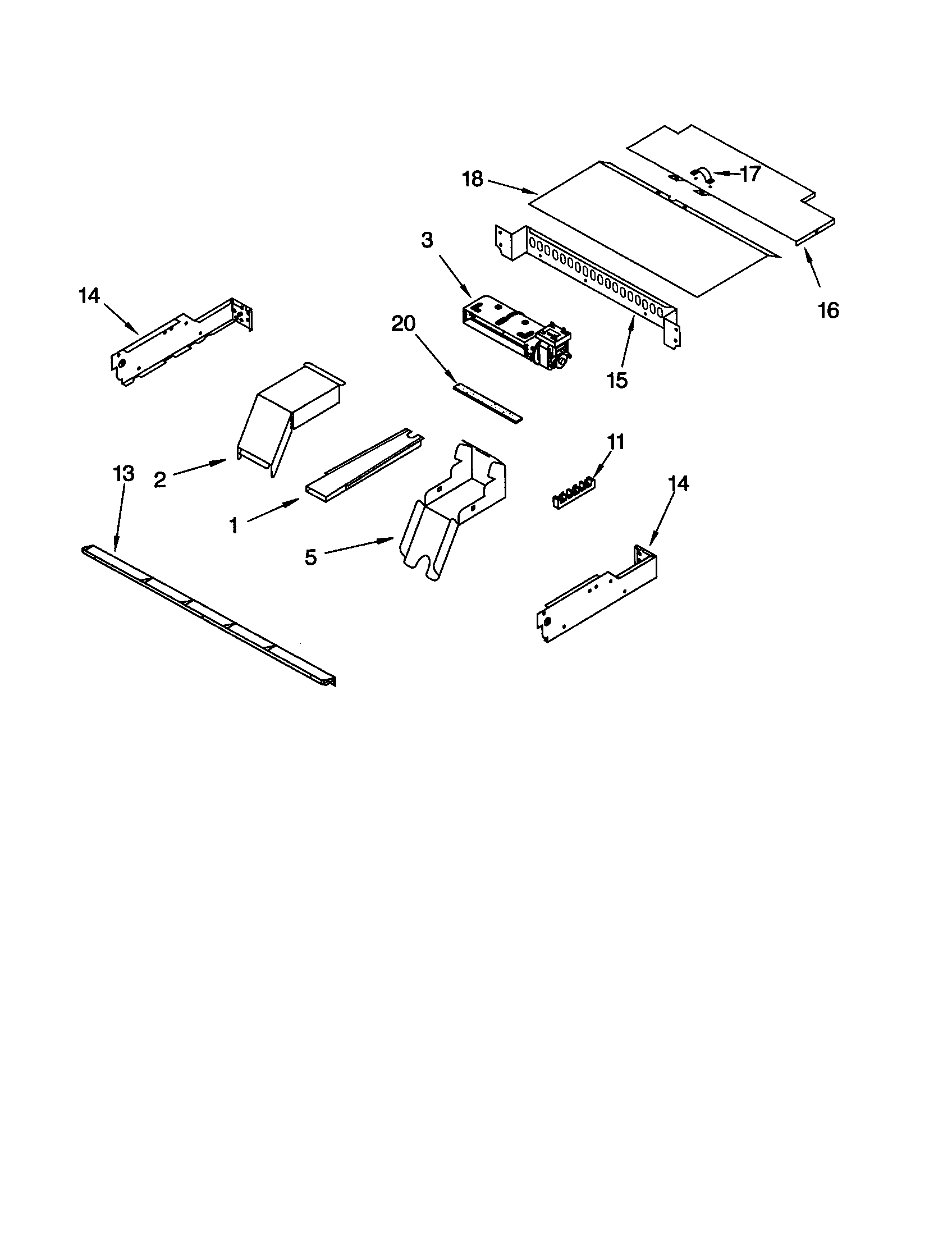 Whirlpool GBS277PDS4 top venting diagram