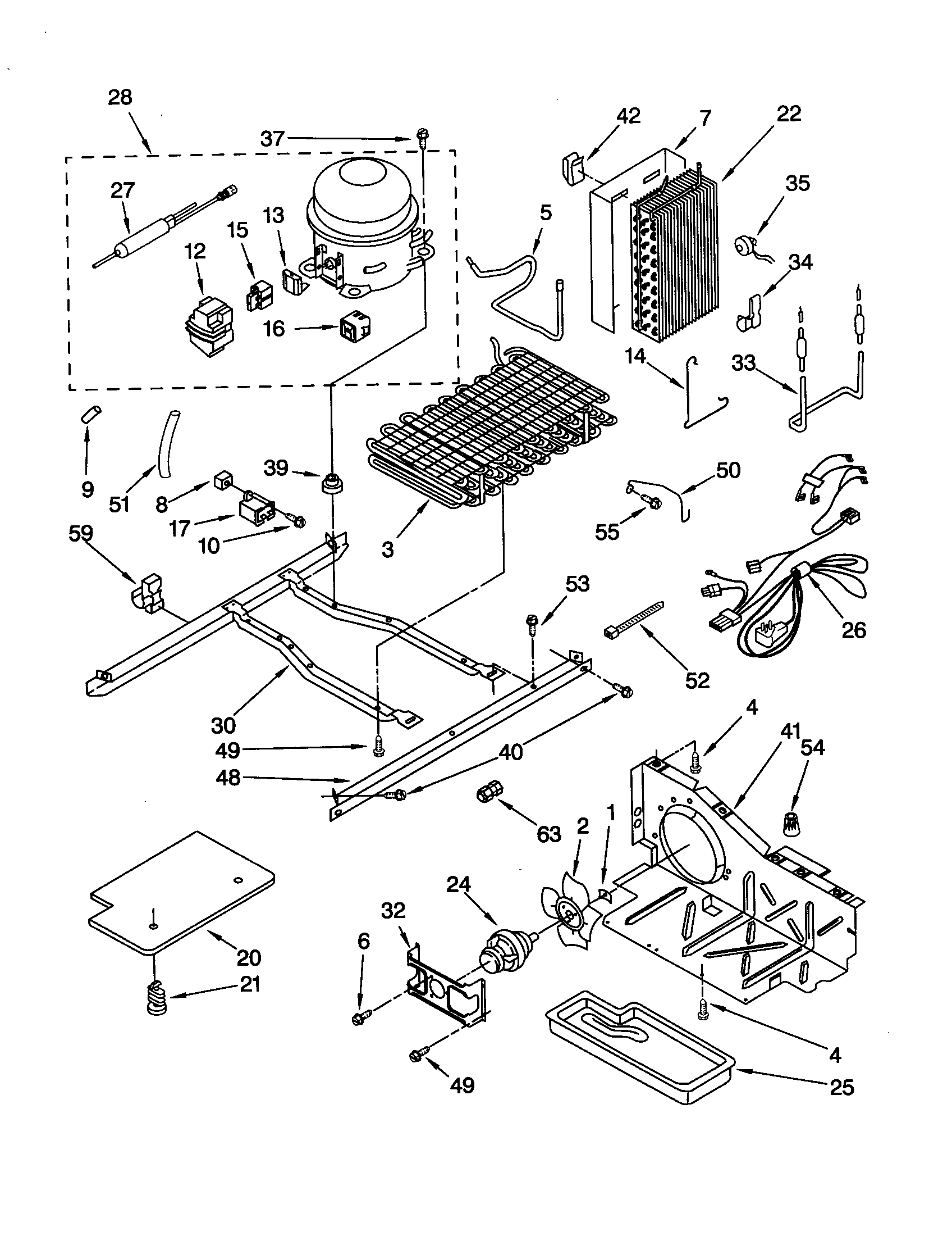Whirlpool GD22DFXFT02 unit diagram