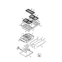 Frigidaire FGF379WESP top/drawer diagram