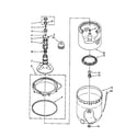 Kenmore 11082874730 agitator/basket/tub diagram