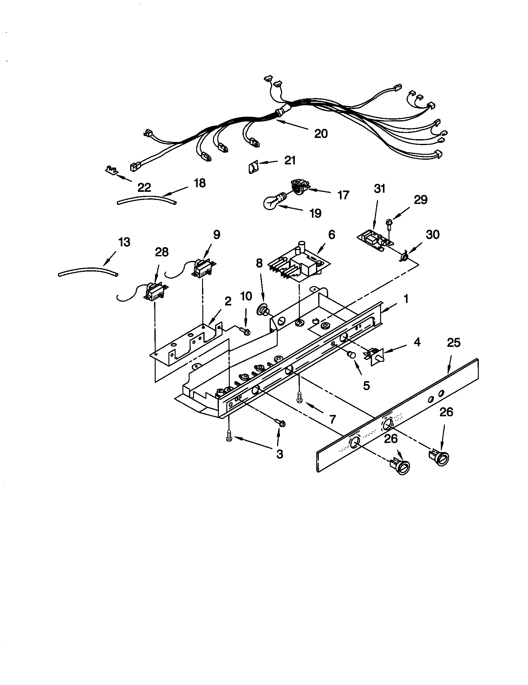 Kenmore Elite 10650592002 control diagram