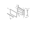 Kenmore 10660864991 freezer door diagram