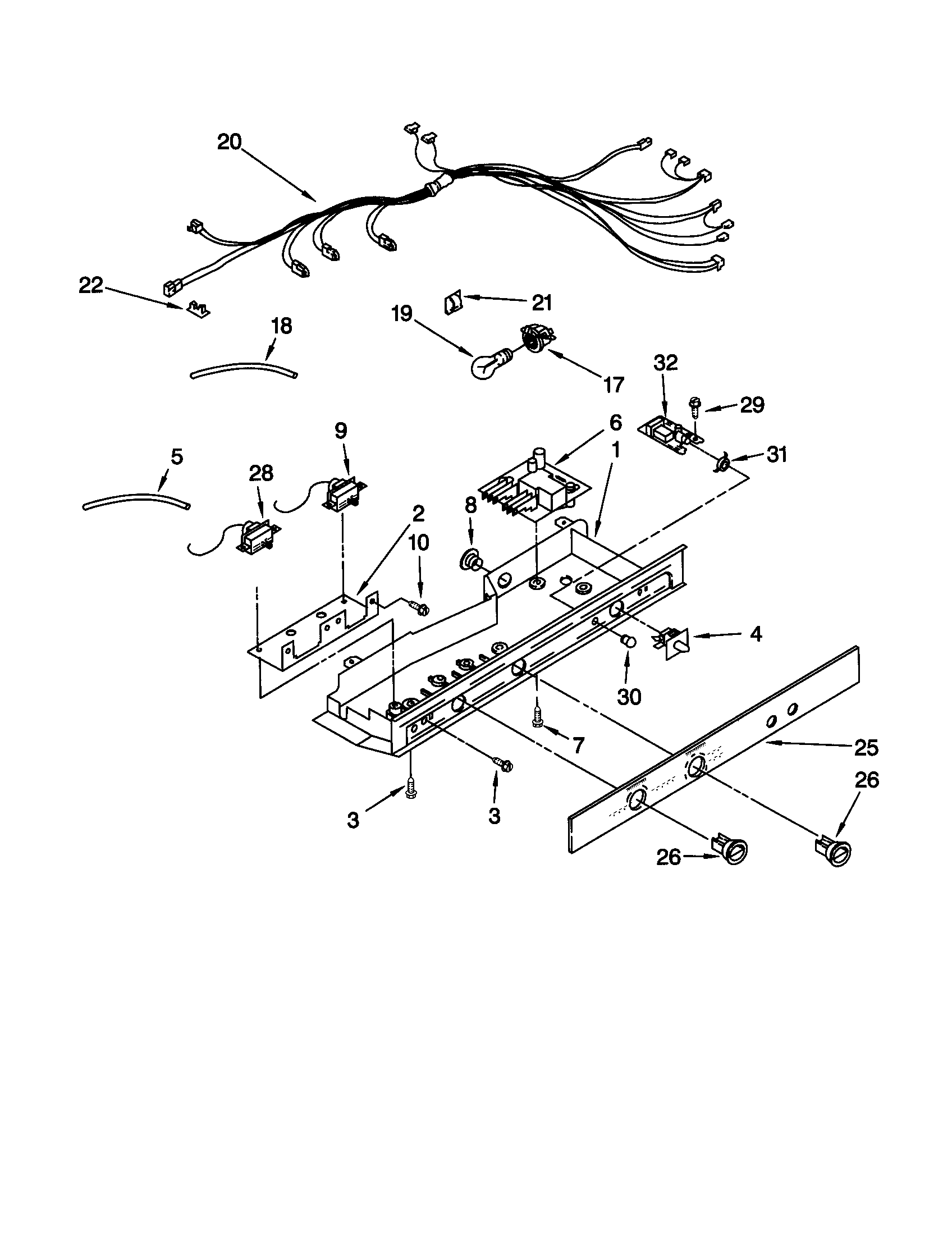 Kenmore 10659294993 control diagram