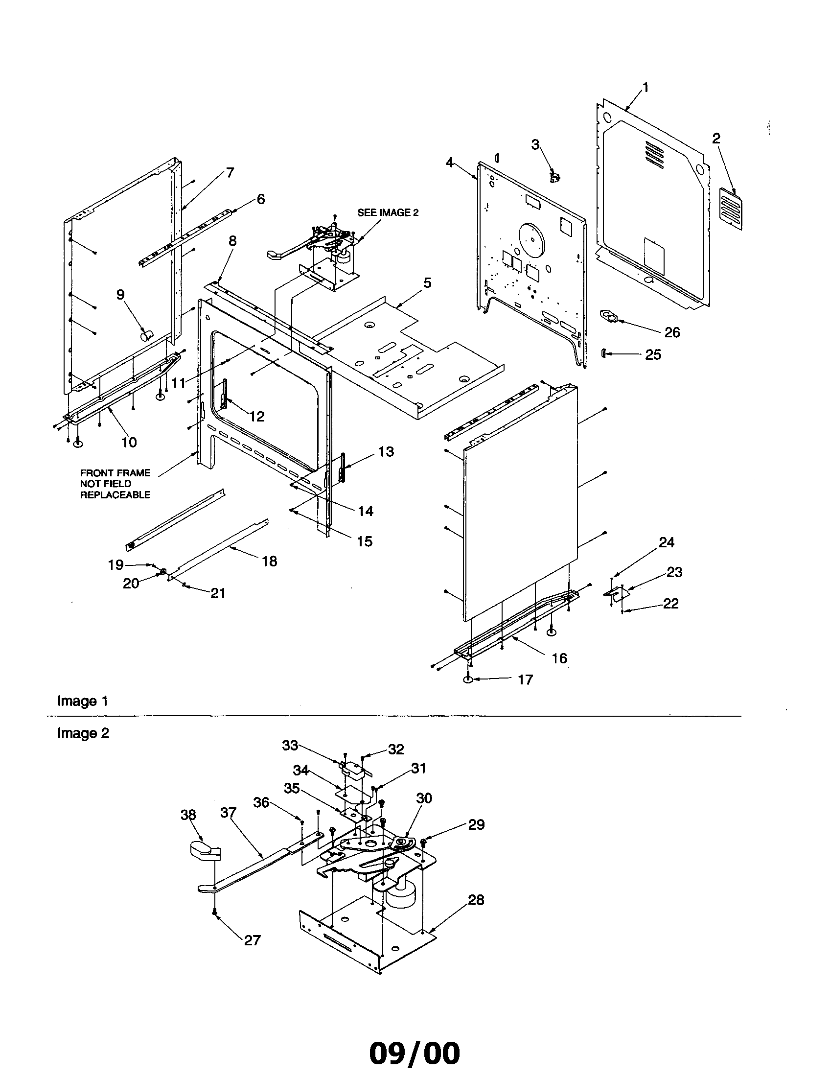 Amana ARTC7121WW-P1143843NWW cabinet diagram